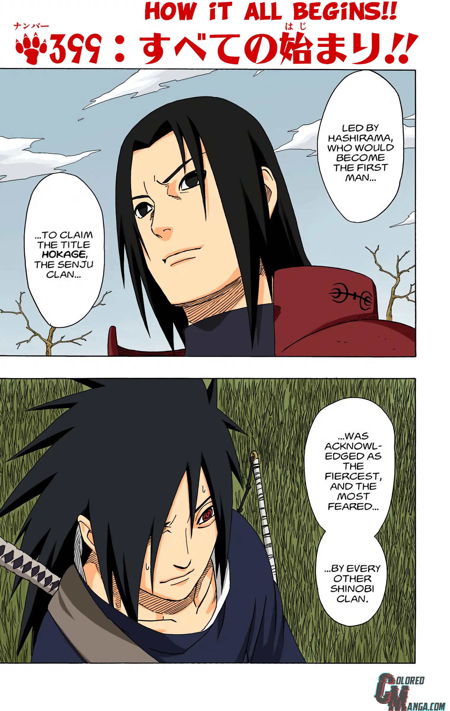 Naruto Colored Manga Online - Chapter 399 - Page 1