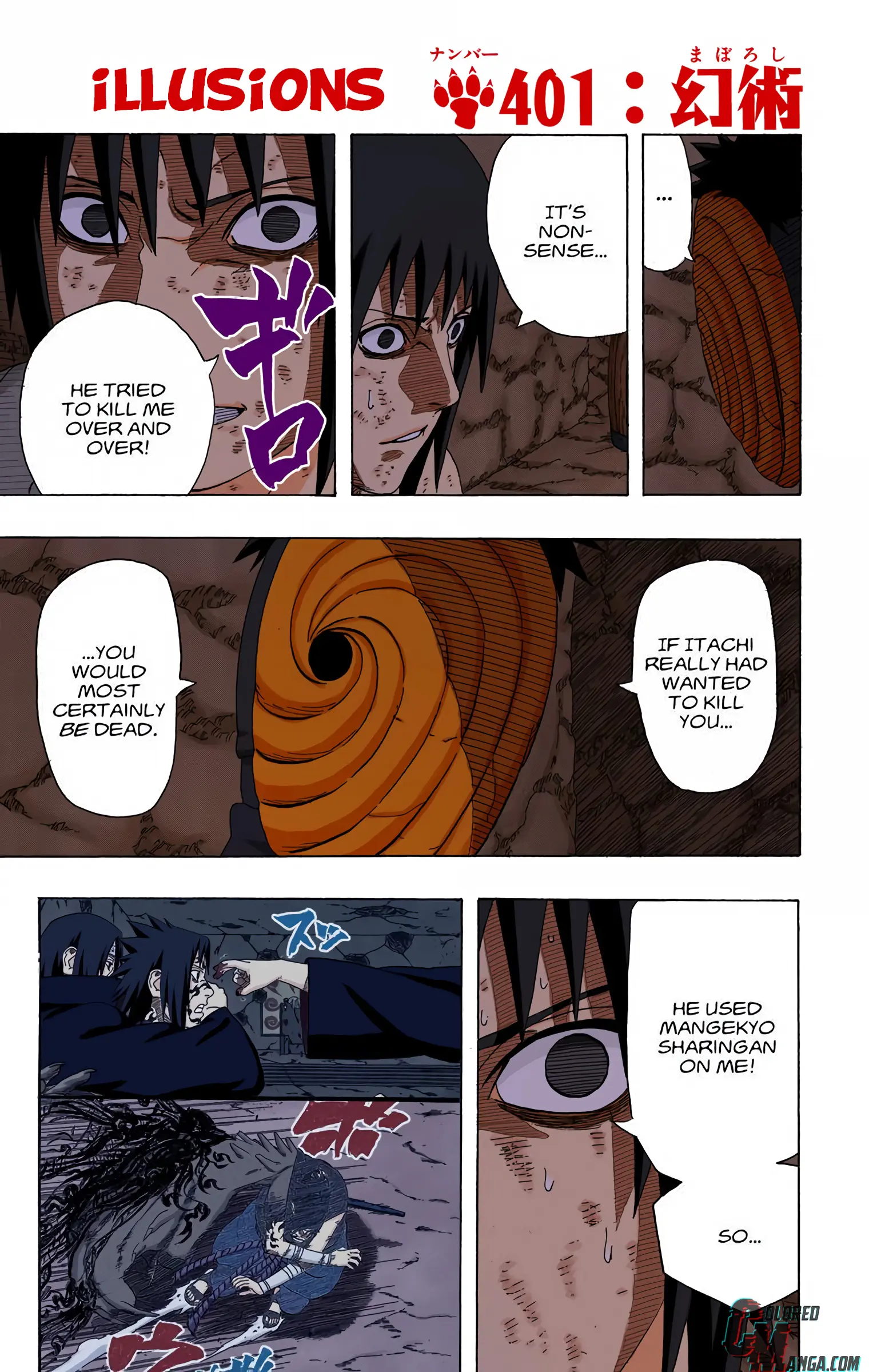 Naruto Colored Manga Online - Chapter 401 - Page 1