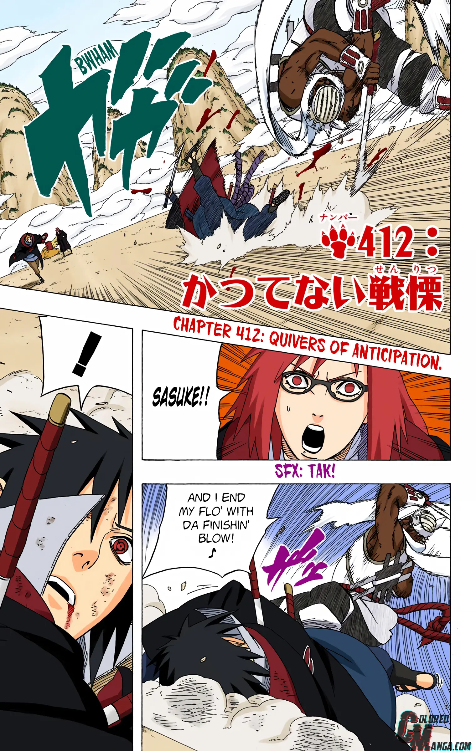 Naruto Colored Manga Online - Chapter 412 - Page 1