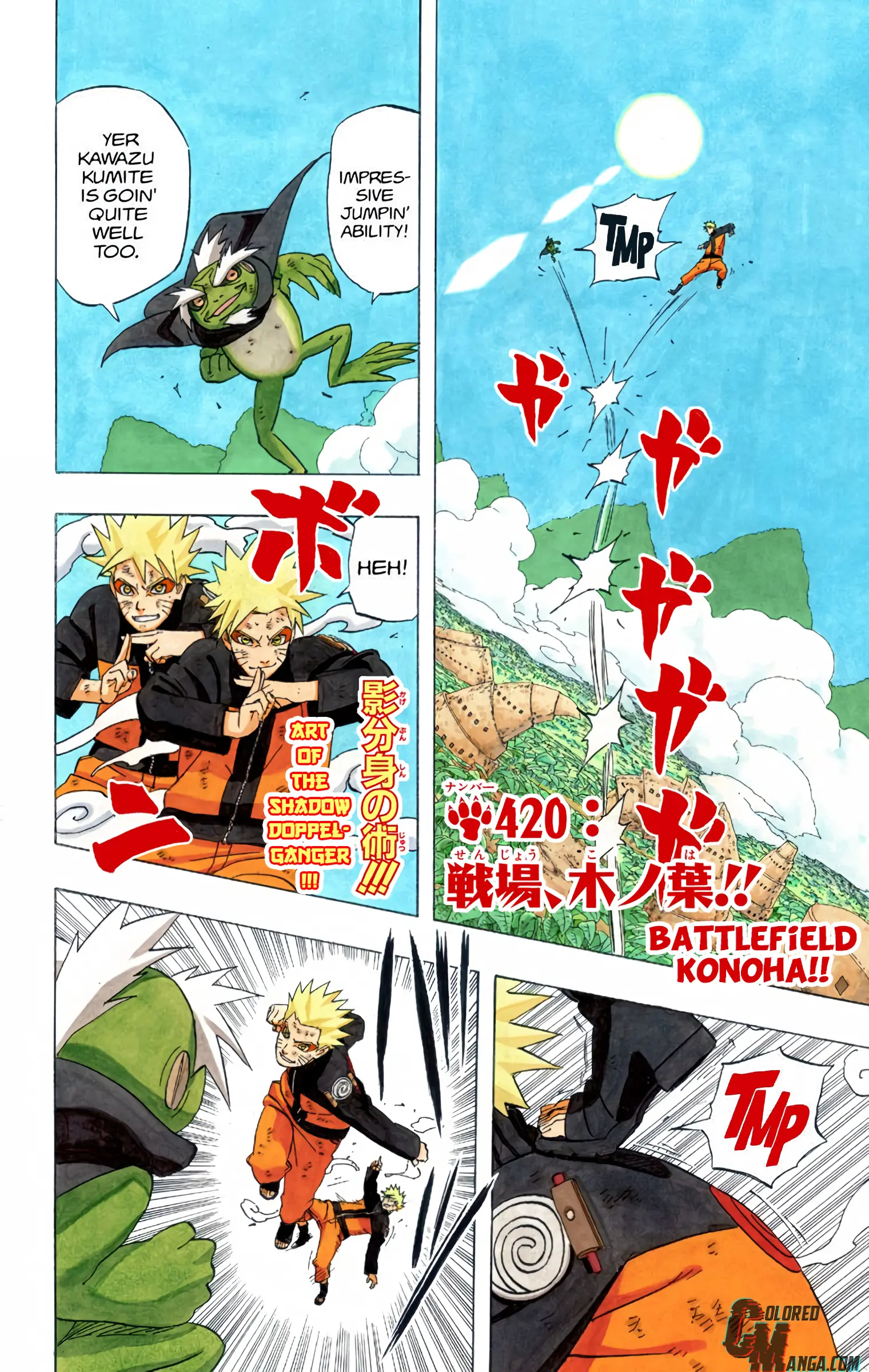 Naruto Colored Manga Online - Chapter 420 - Page 1