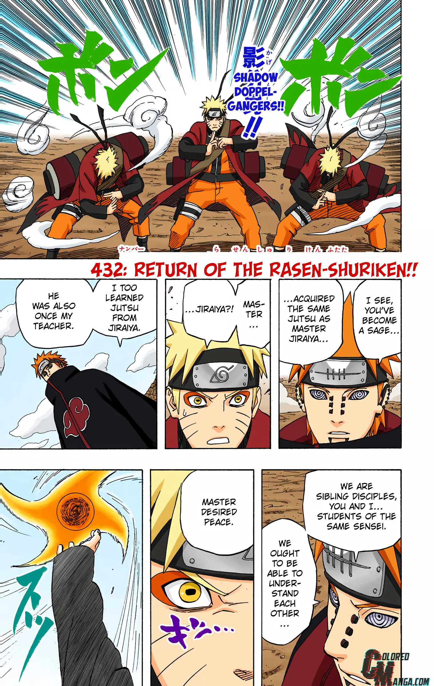 Naruto Colored Manga Online - Chapter 432 - Page 1