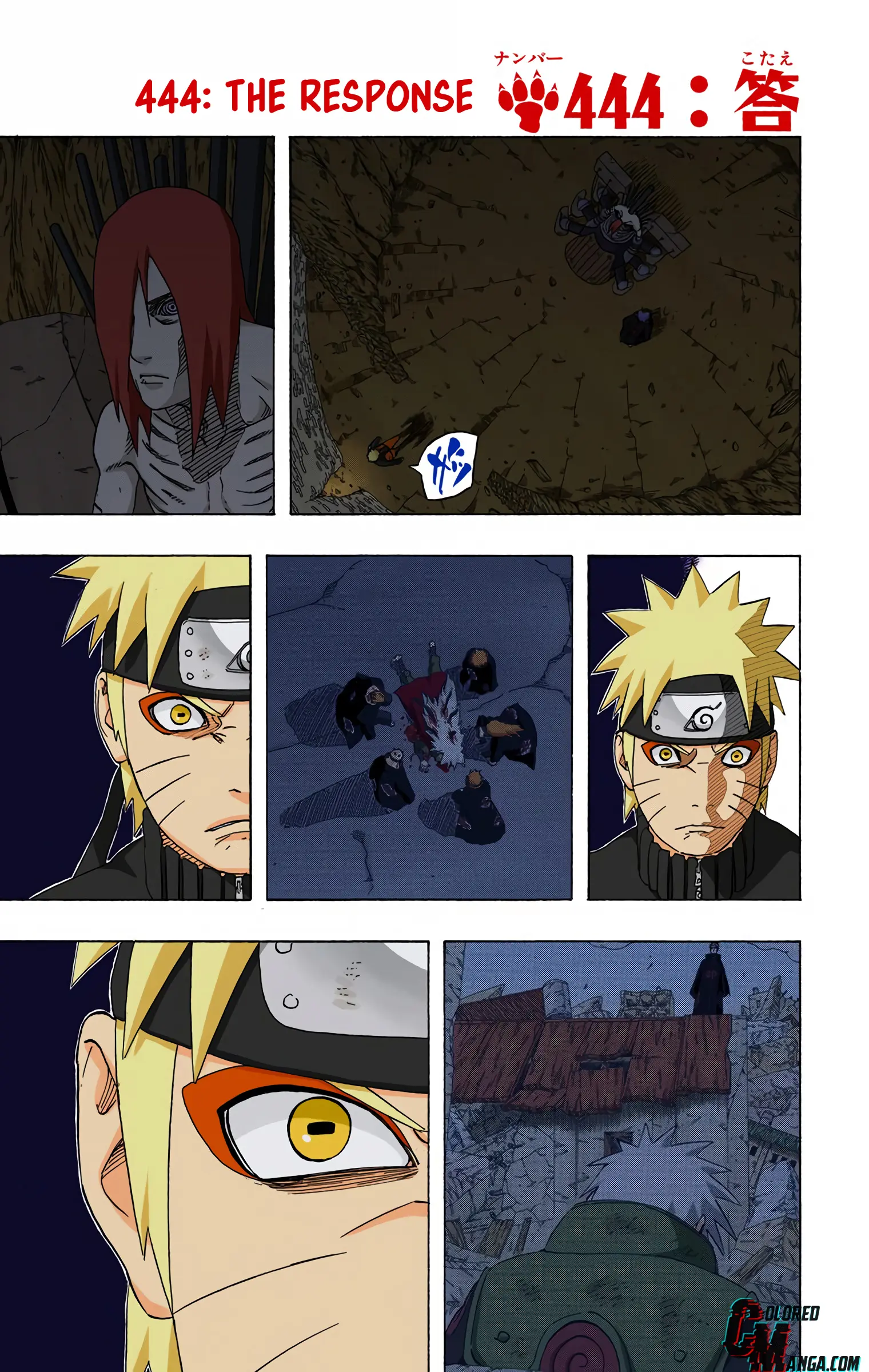 Naruto Colored Manga Online - Chapter 444 - Page 1