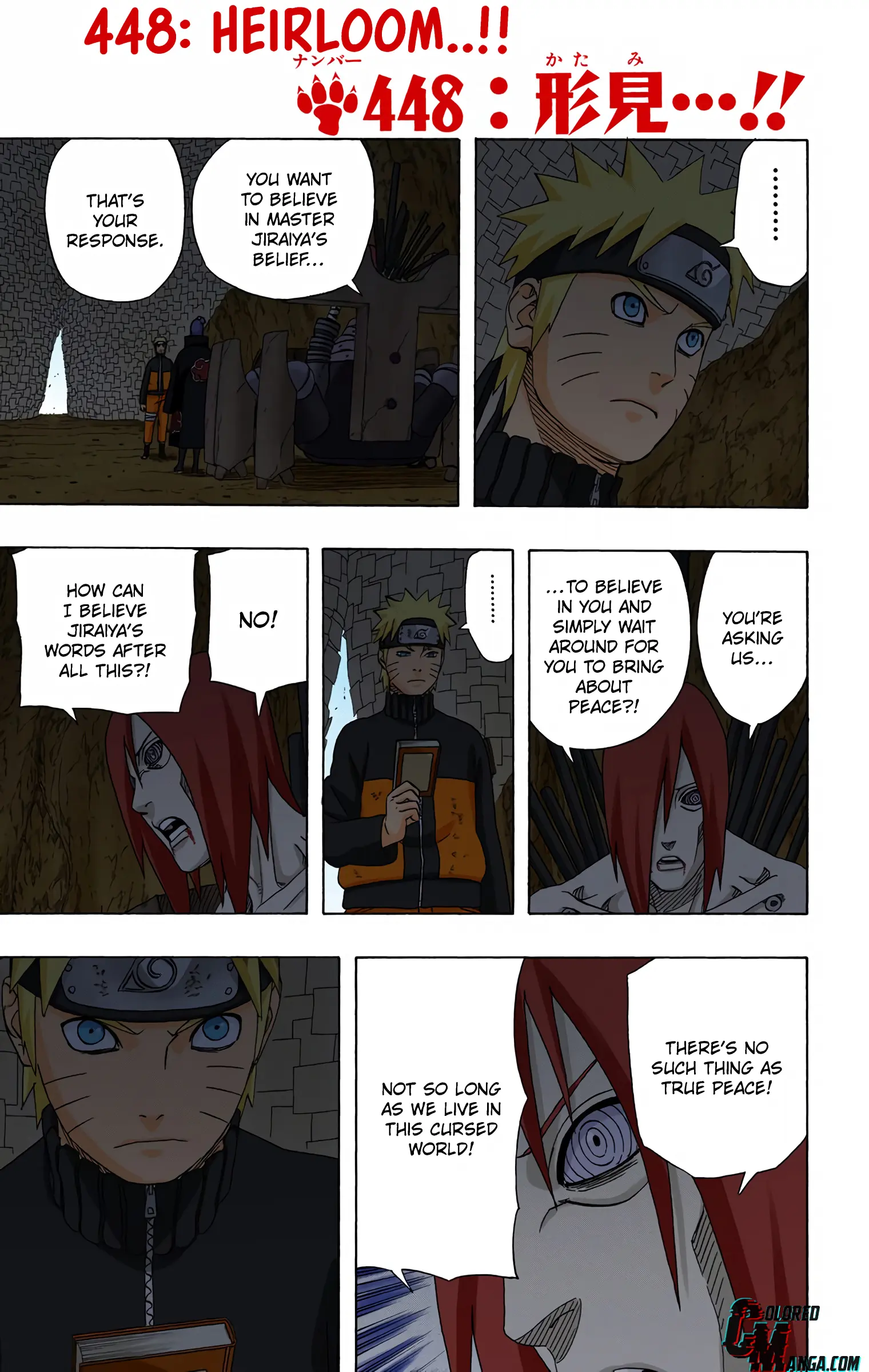 Naruto Colored Manga Online - Chapter 448 - Page 1
