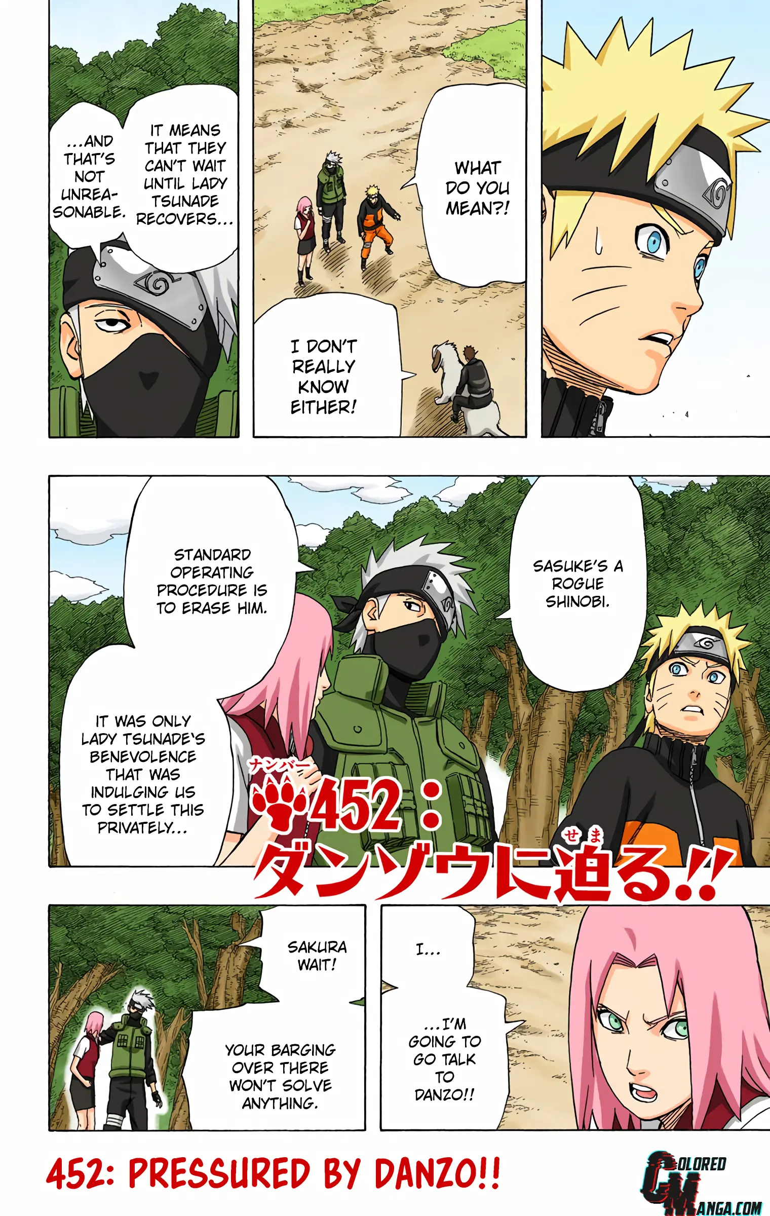 Naruto Colored Manga Online - Chapter 452 - Page 1