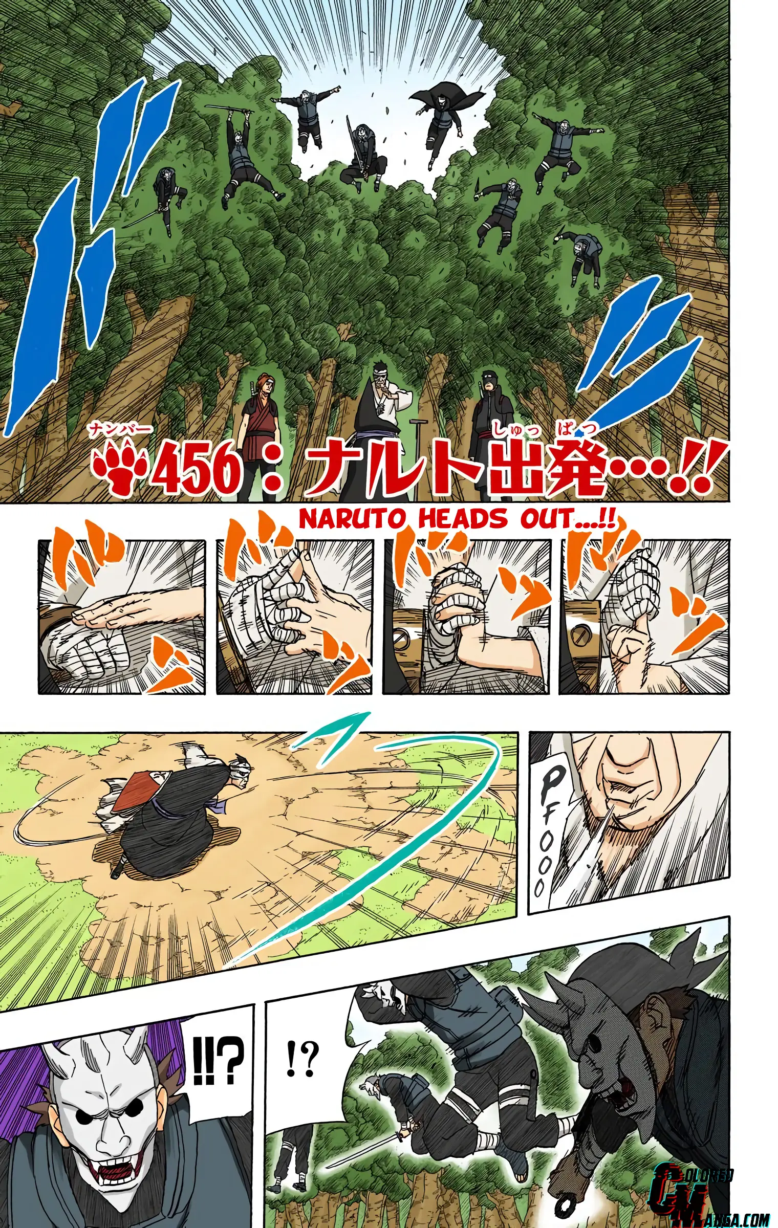 Naruto Colored Manga Online - Chapter 456 - Page 1