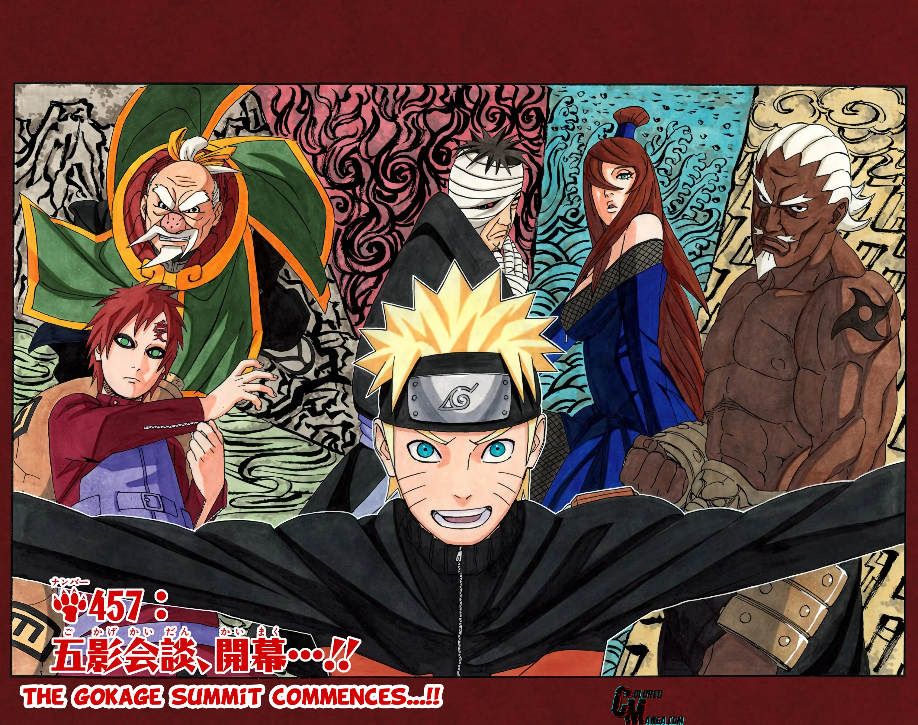 Naruto Colored Manga Online - Chapter 457 - Page 1