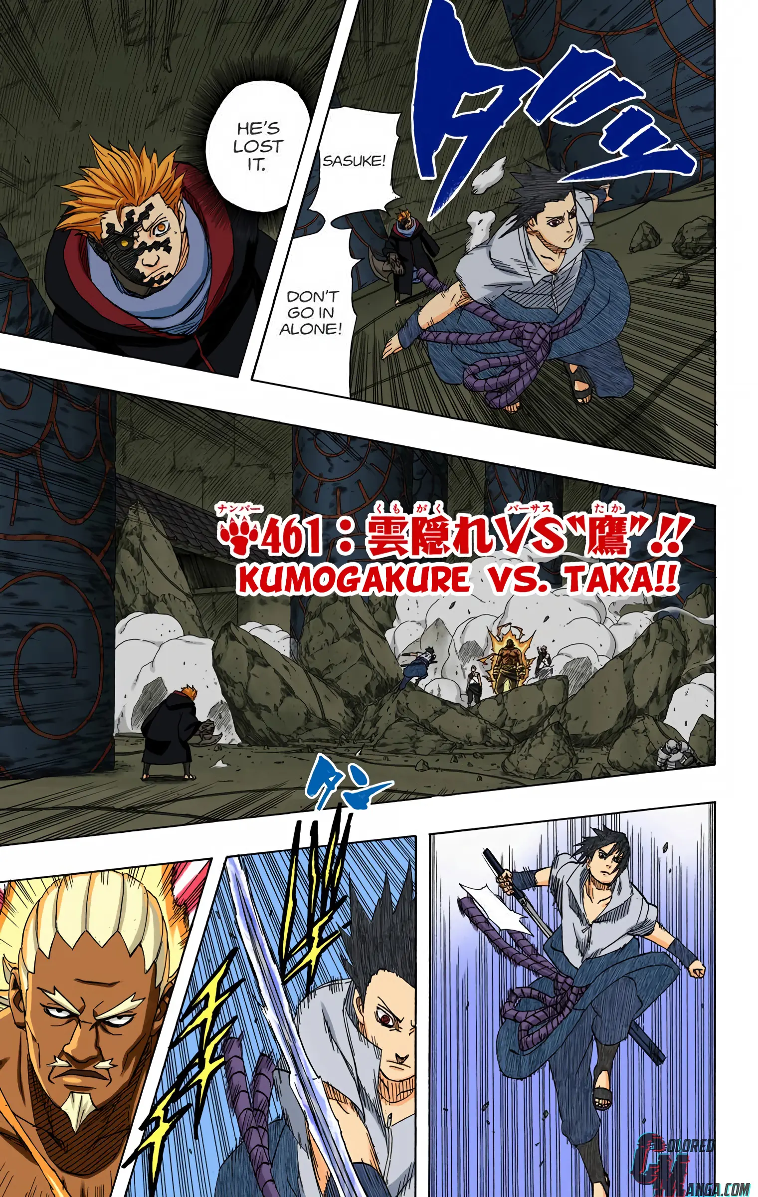 Naruto Colored Manga Online - Chapter 461 - Page 1