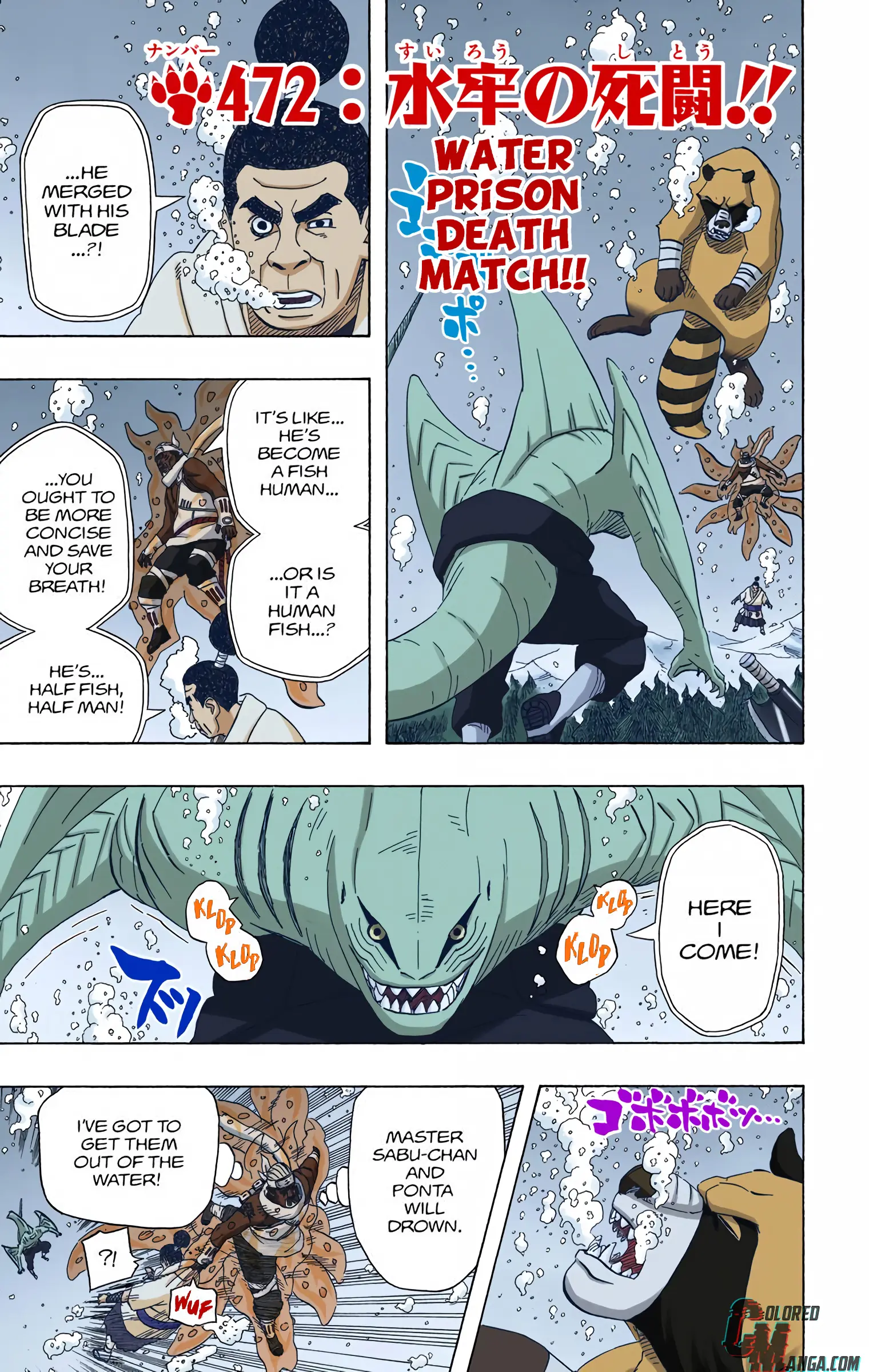 Naruto Colored Manga Online - Chapter 472 - Page 1