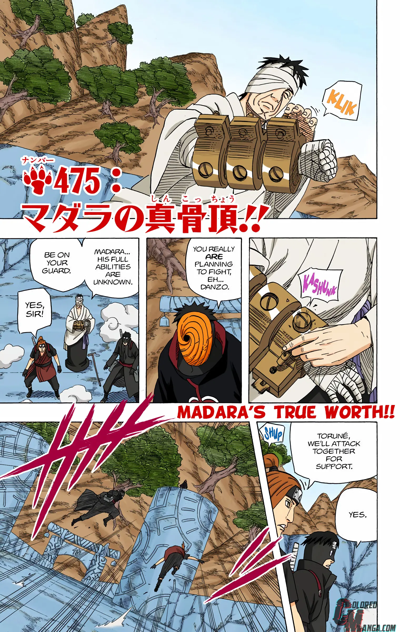 Naruto Colored Manga Online - Chapter 475 - Page 1