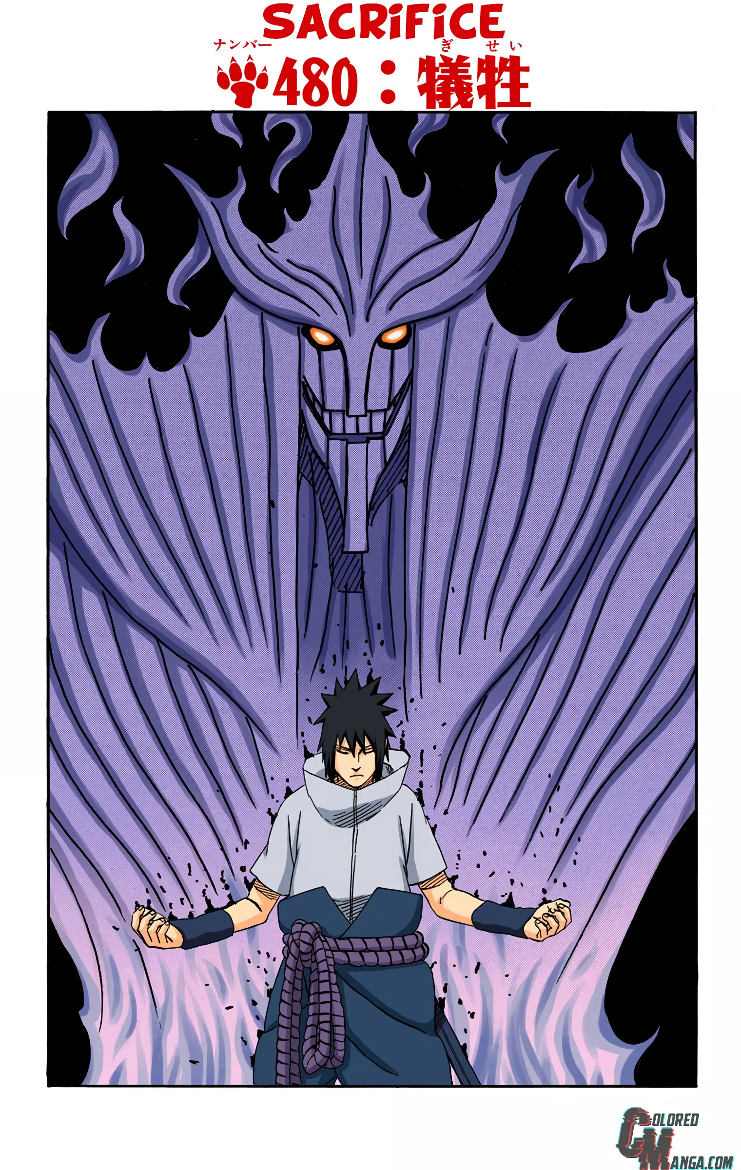 Naruto Colored Manga Online - Chapter 480 - Page 1