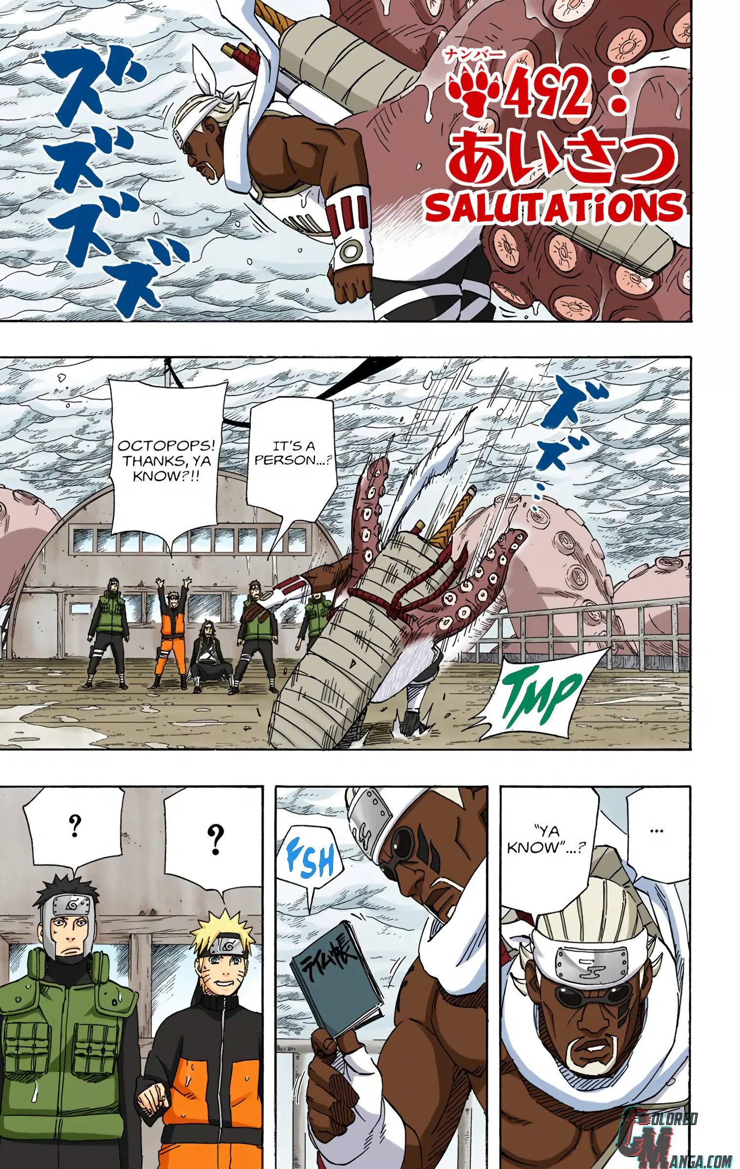 Naruto Colored Manga Online - Chapter 492 - Page 1