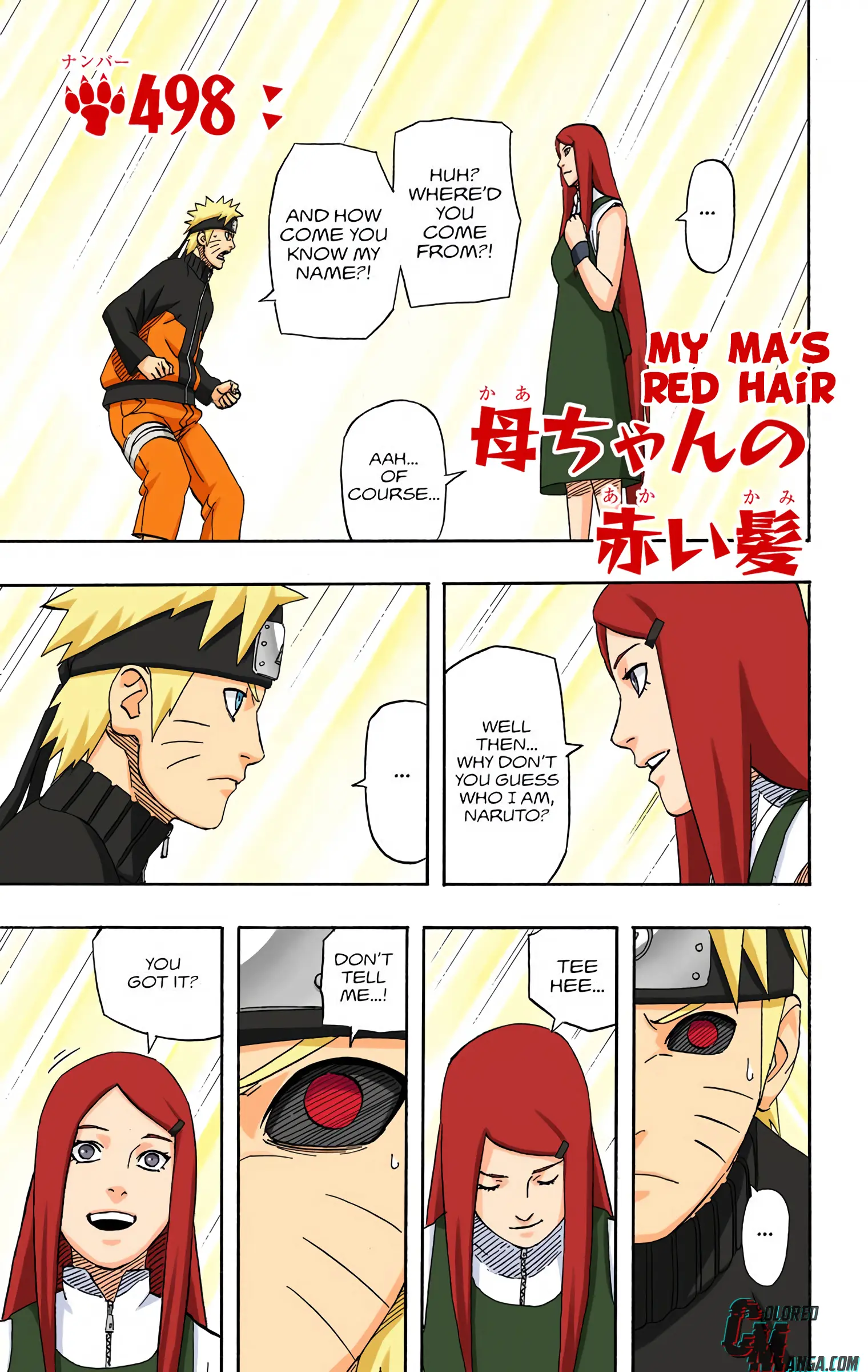 Naruto Colored Manga Online - Chapter 498 - Page 1