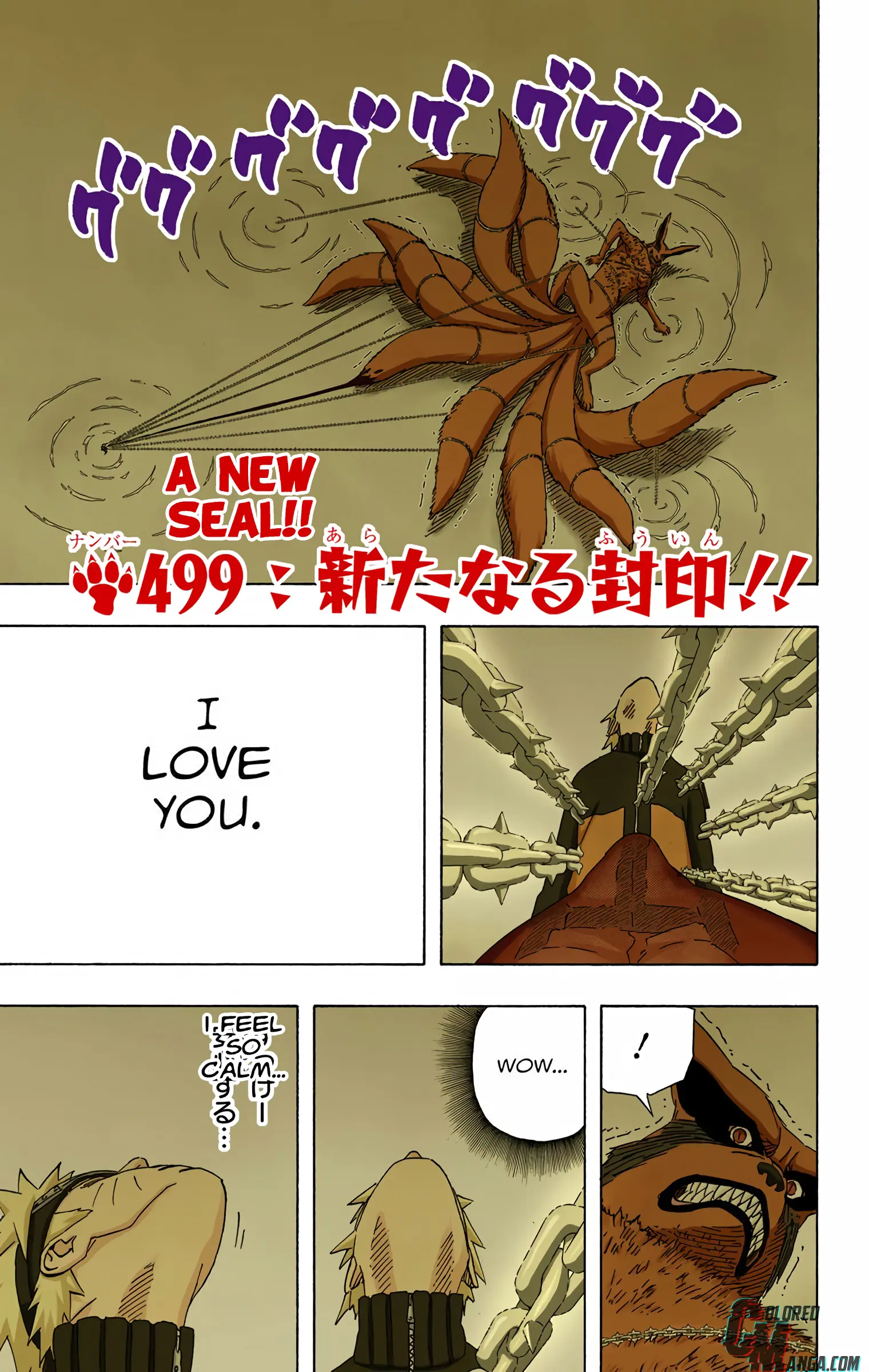 Naruto Colored Manga Online - Chapter 499 - Page 1