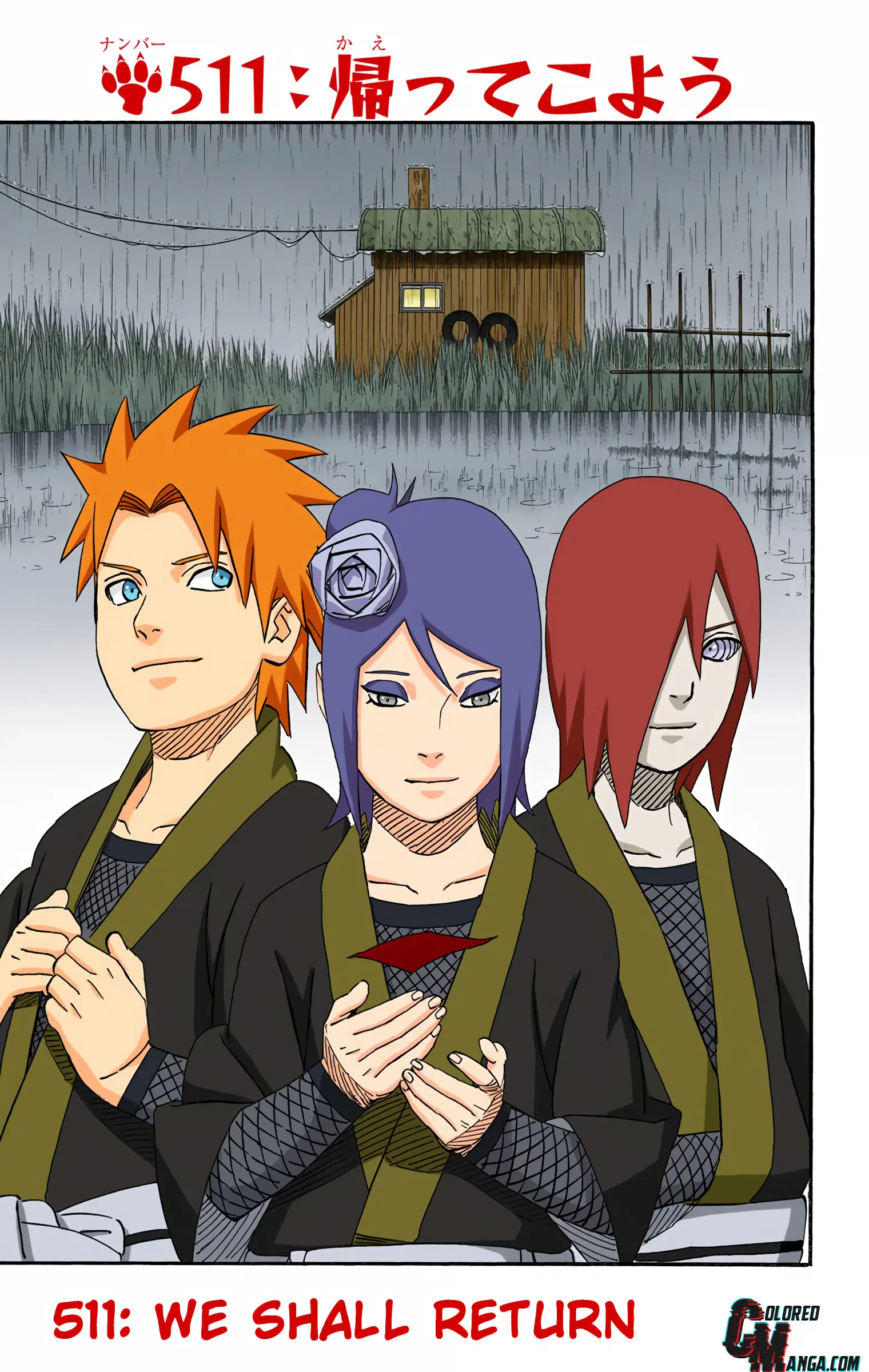 Naruto Colored Manga Online - Chapter 511 - Page 1