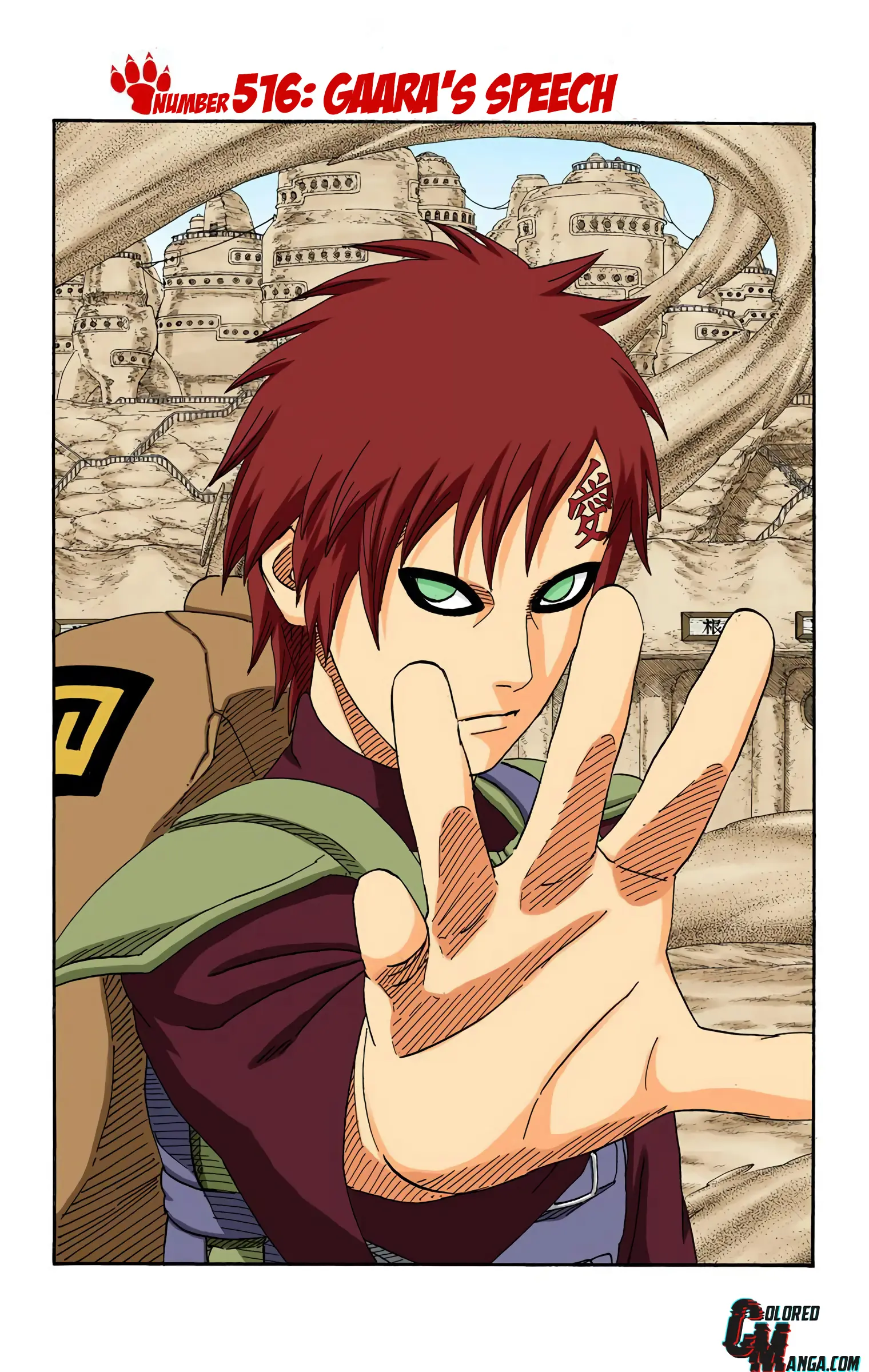 Naruto Colored Manga Online - Chapter 516 - Page 1