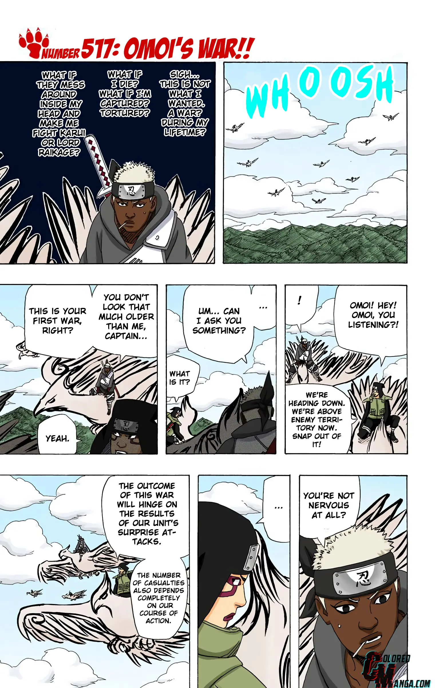 Naruto Colored Manga Online - Chapter 517 - Page 1