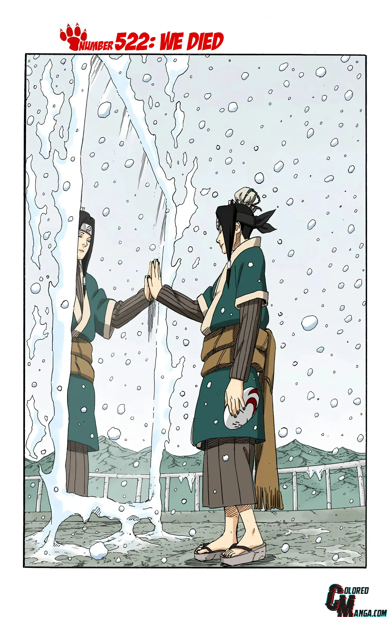 Naruto Colored Manga Online - Chapter 522 - Page 1
