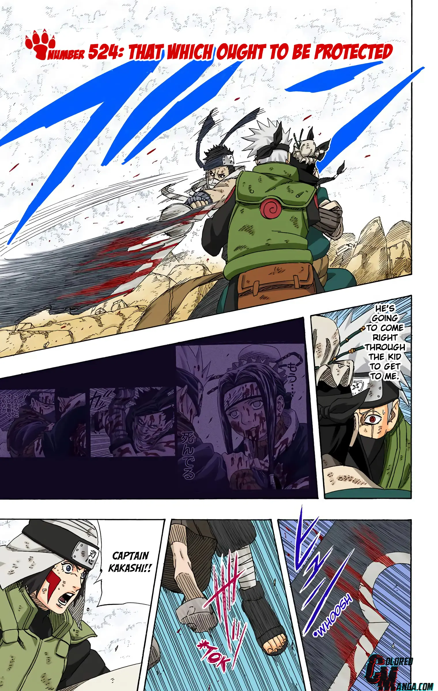 Naruto Colored Manga Online - Chapter 524 - Page 1