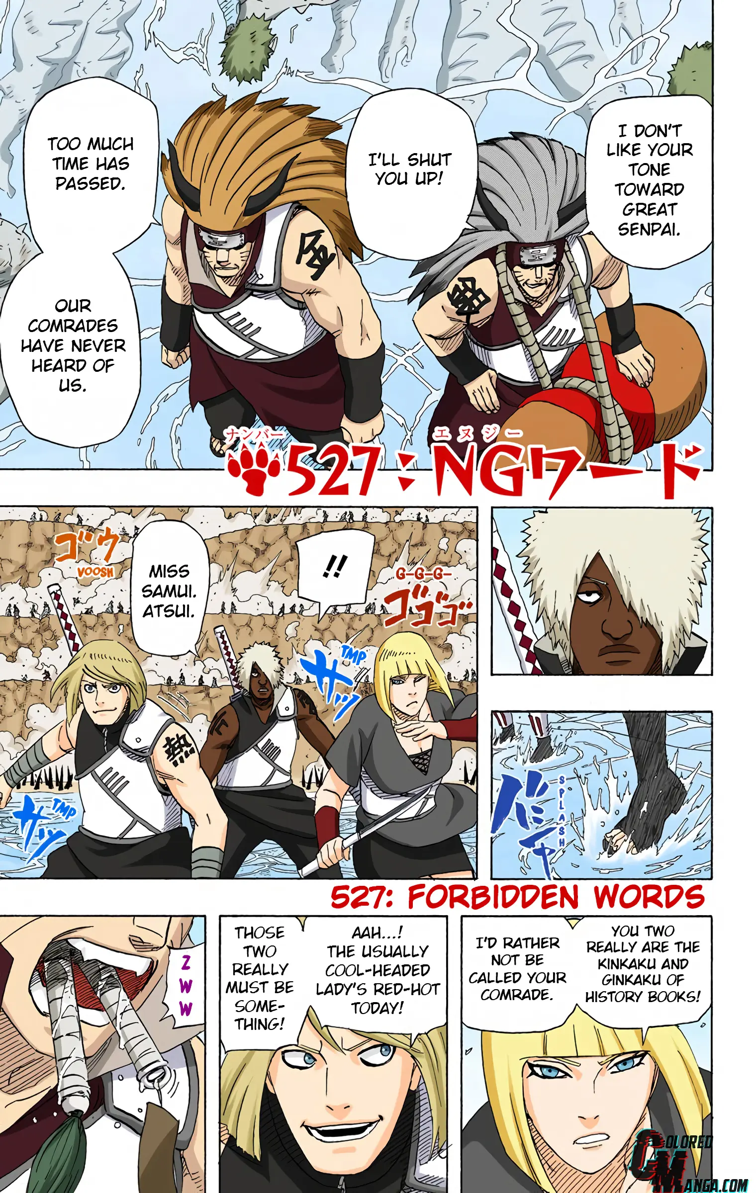 Naruto Colored Manga Online - Chapter 527 - Page 1