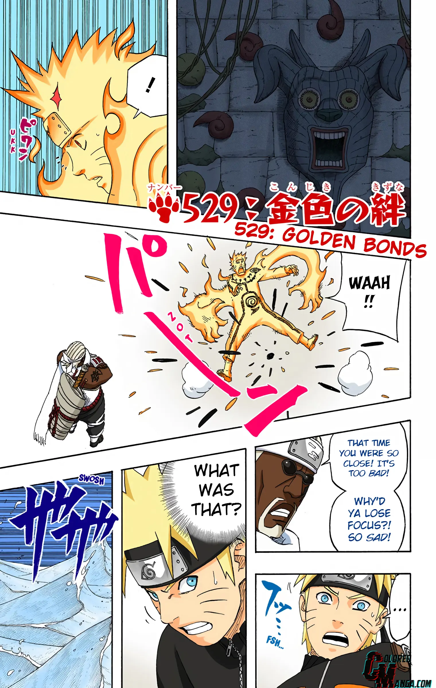 Naruto Colored Manga Online - Chapter 529 - Page 1