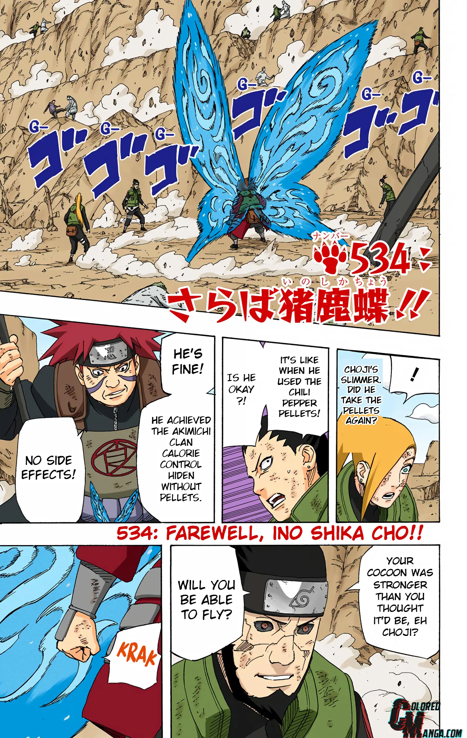 Naruto Colored Manga Online - Chapter 534 - Page 1