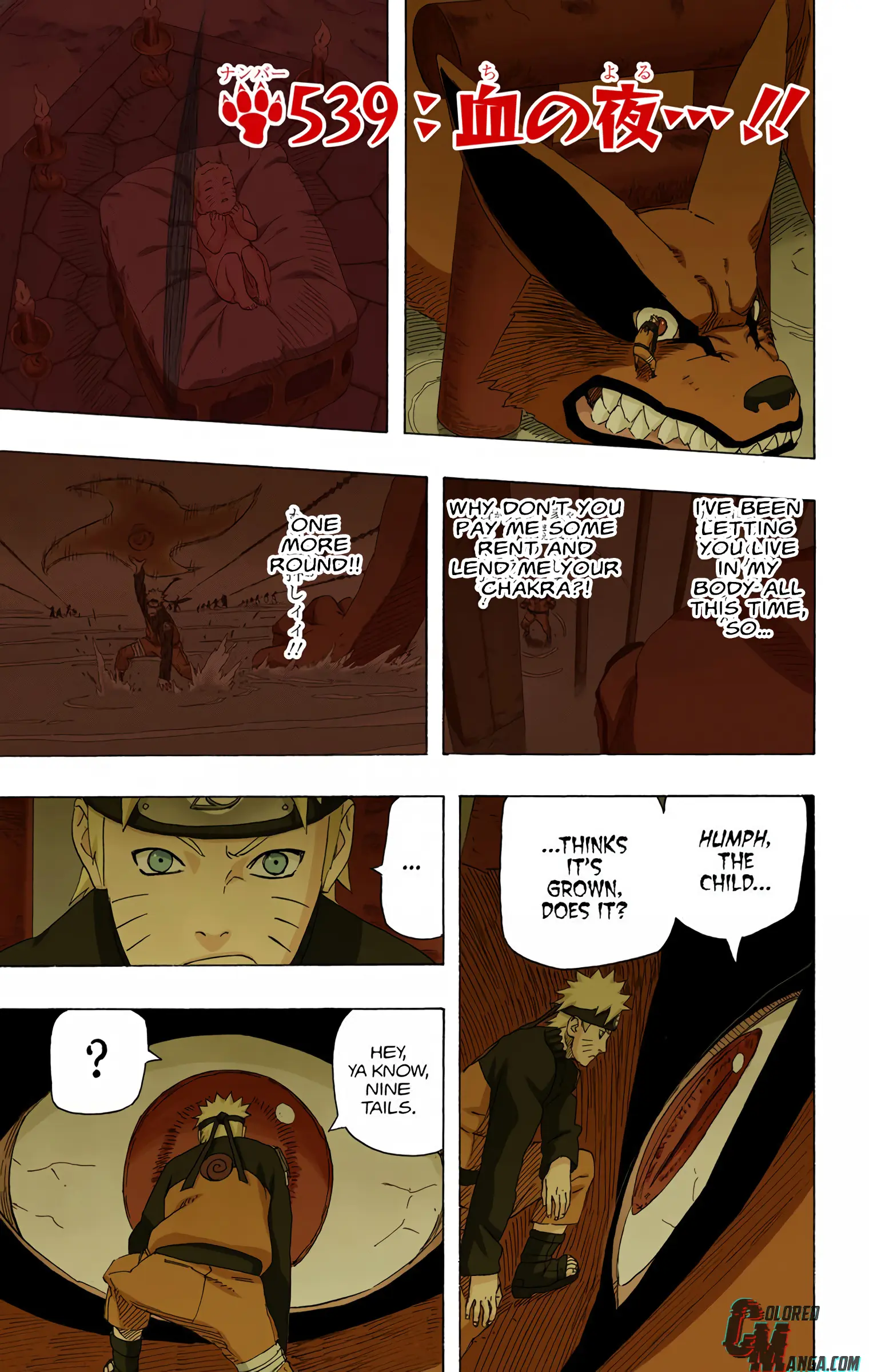 Naruto Colored Manga Online - Chapter 539 - Page 1