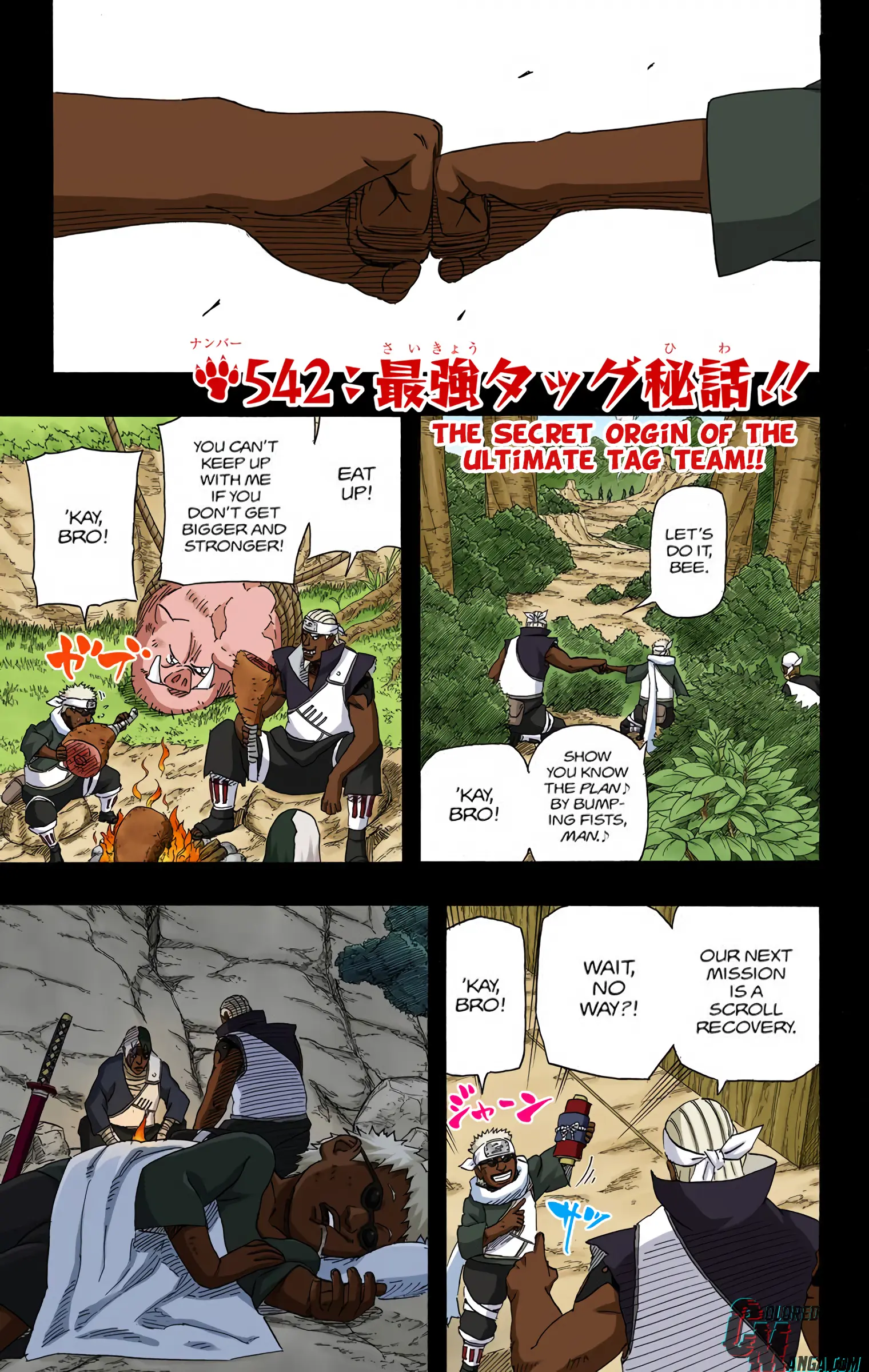 Naruto Colored Manga Online - Chapter 542 - Page 1