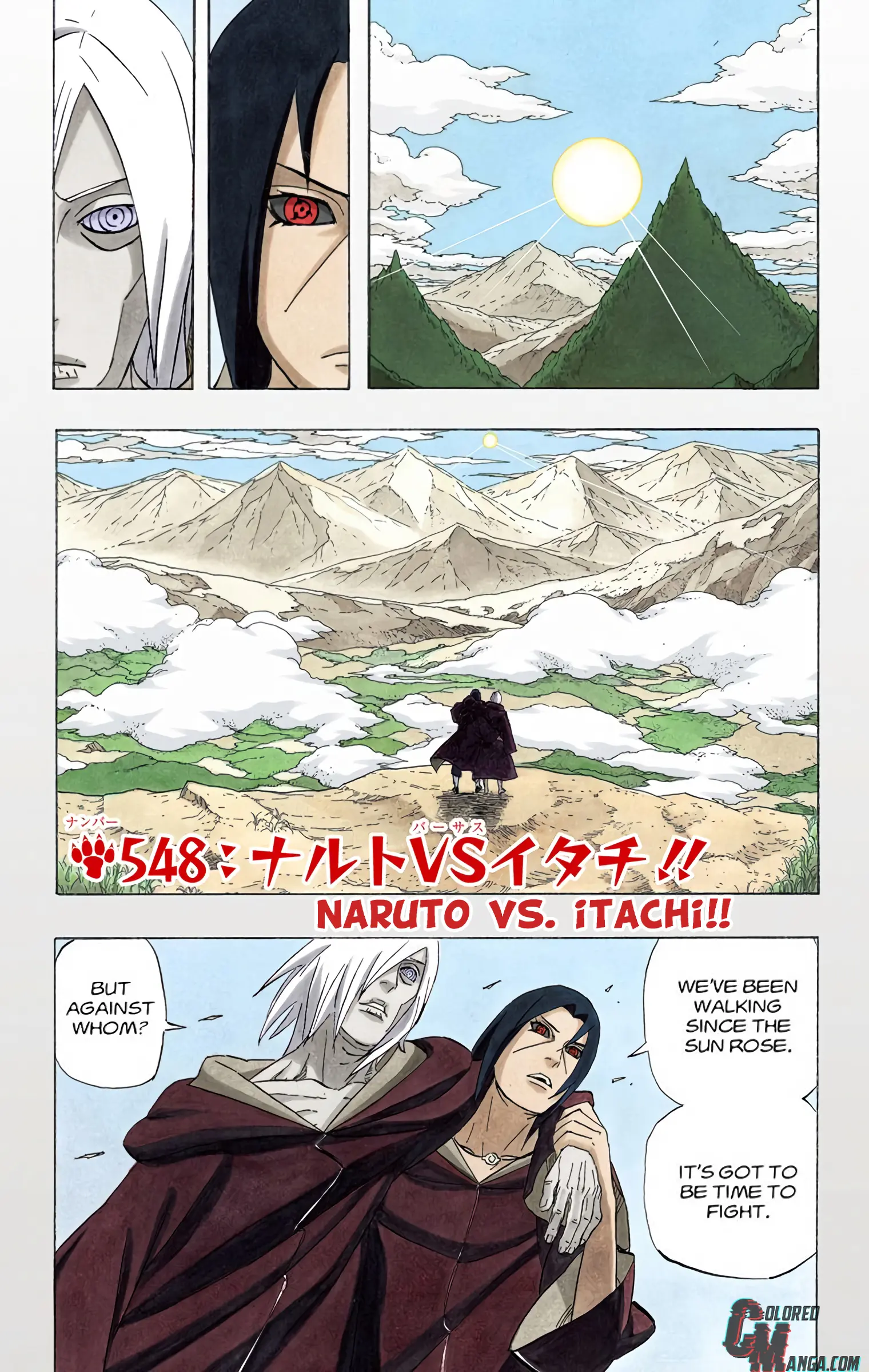 Naruto Colored Manga Online - Chapter 548 - Page 1