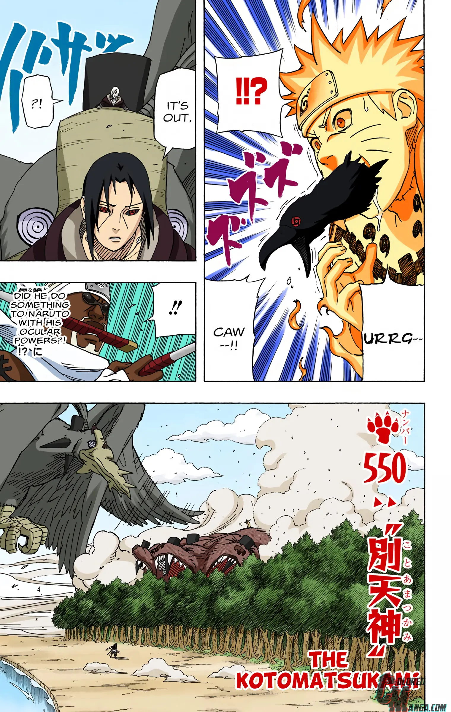 Naruto Colored Manga Online - Chapter 550 - Page 1