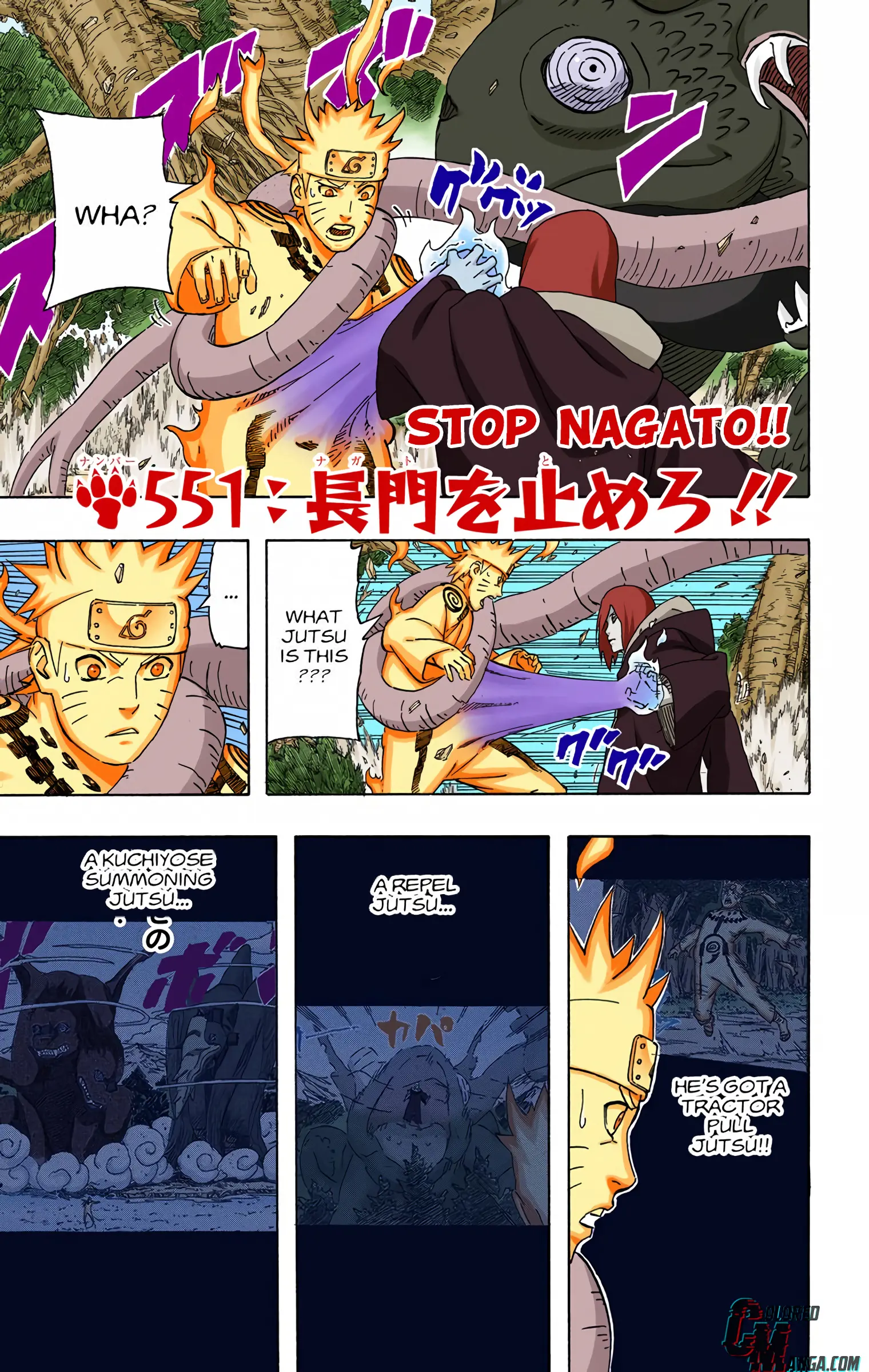 Naruto Colored Manga Online - Chapter 551 - Page 1