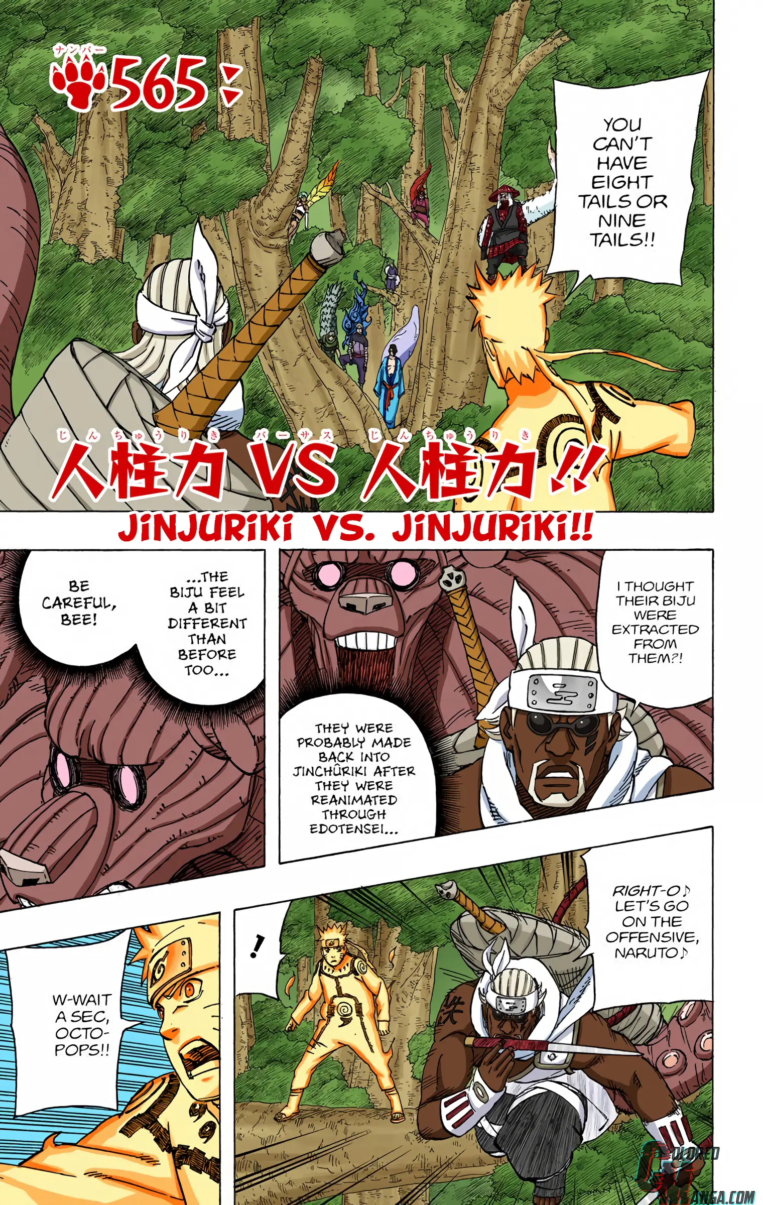 Naruto Colored Manga Online - Chapter 565 - Page 1