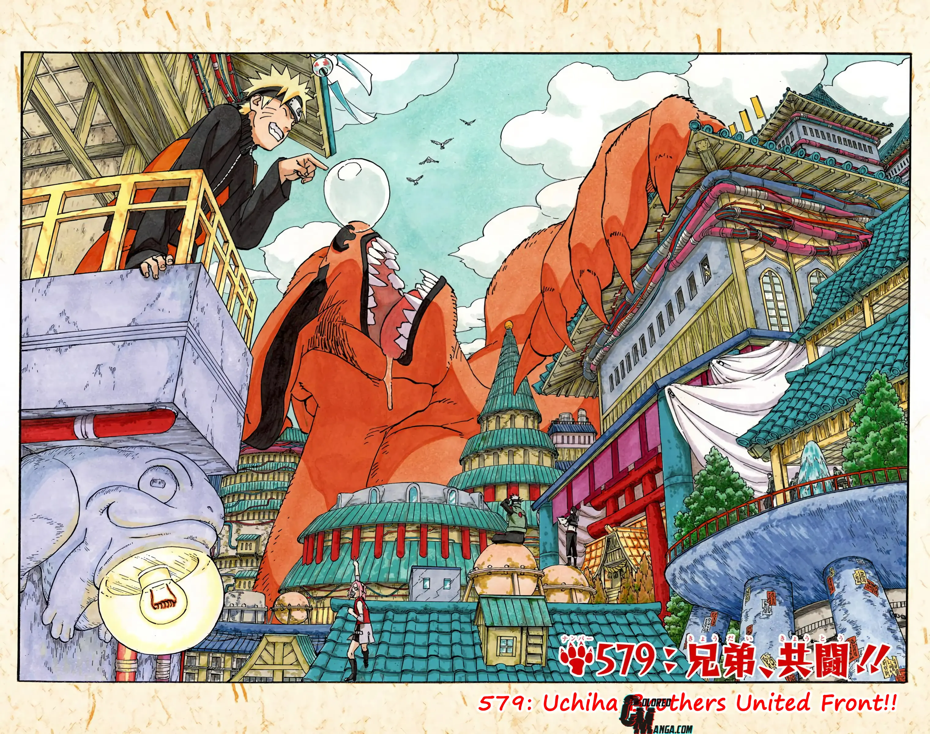 Naruto Colored Manga Online - Chapter 579 - Page 1
