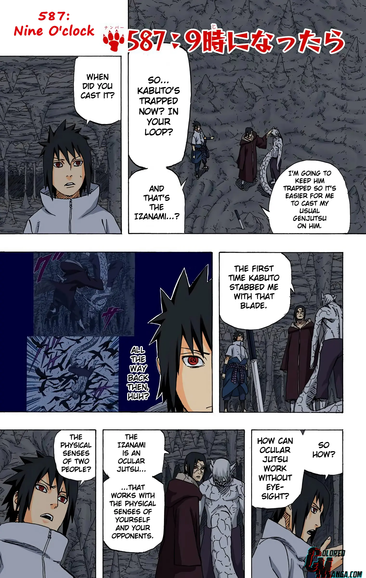 Naruto Colored Manga Online - Chapter 587 - Page 1