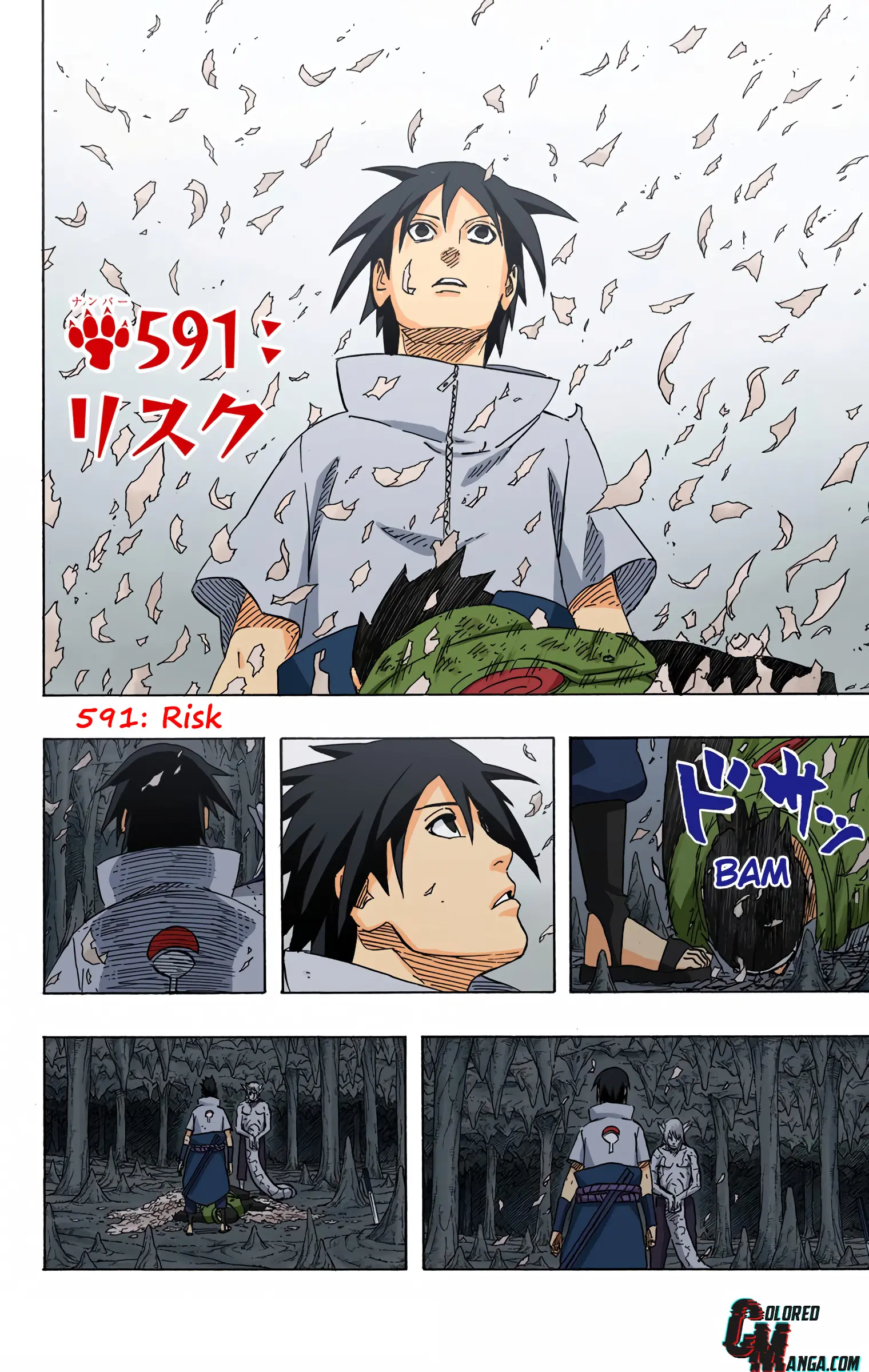 Naruto Colored Manga Online - Chapter 591 - Page 1
