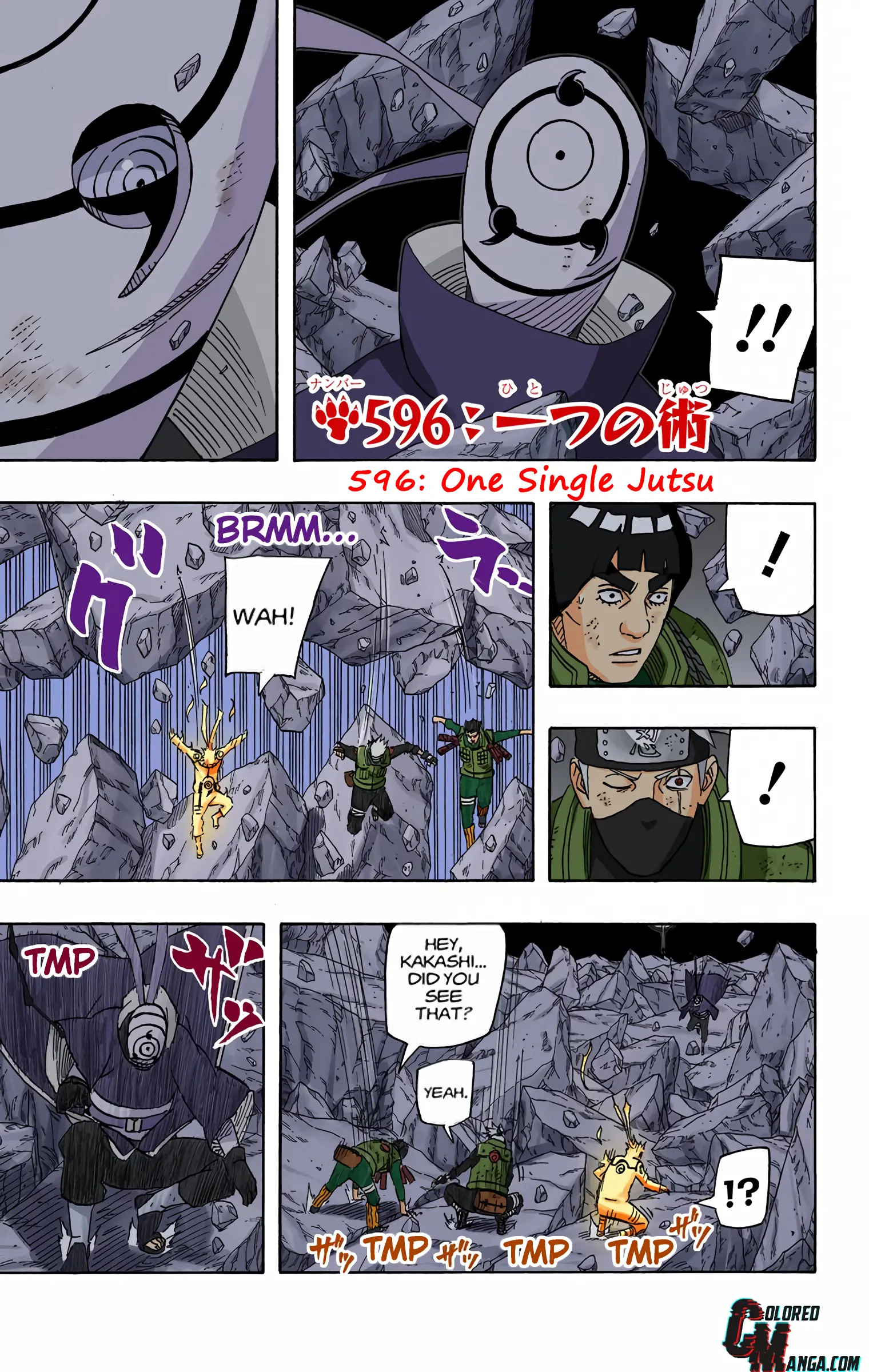 Naruto Colored Manga Online - Chapter 596 - Page 1