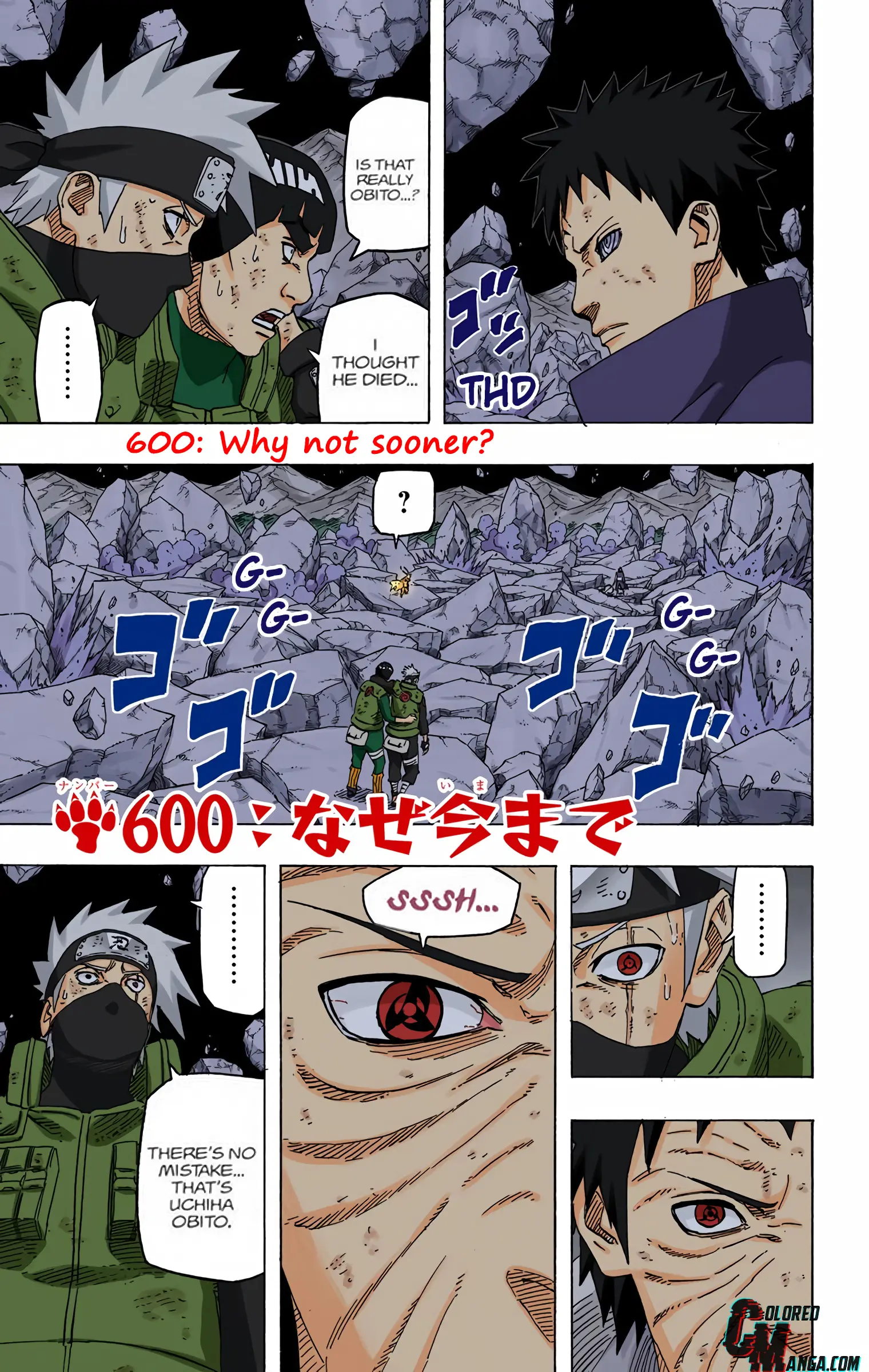 Naruto Colored Manga Online - Chapter 600 - Page 1