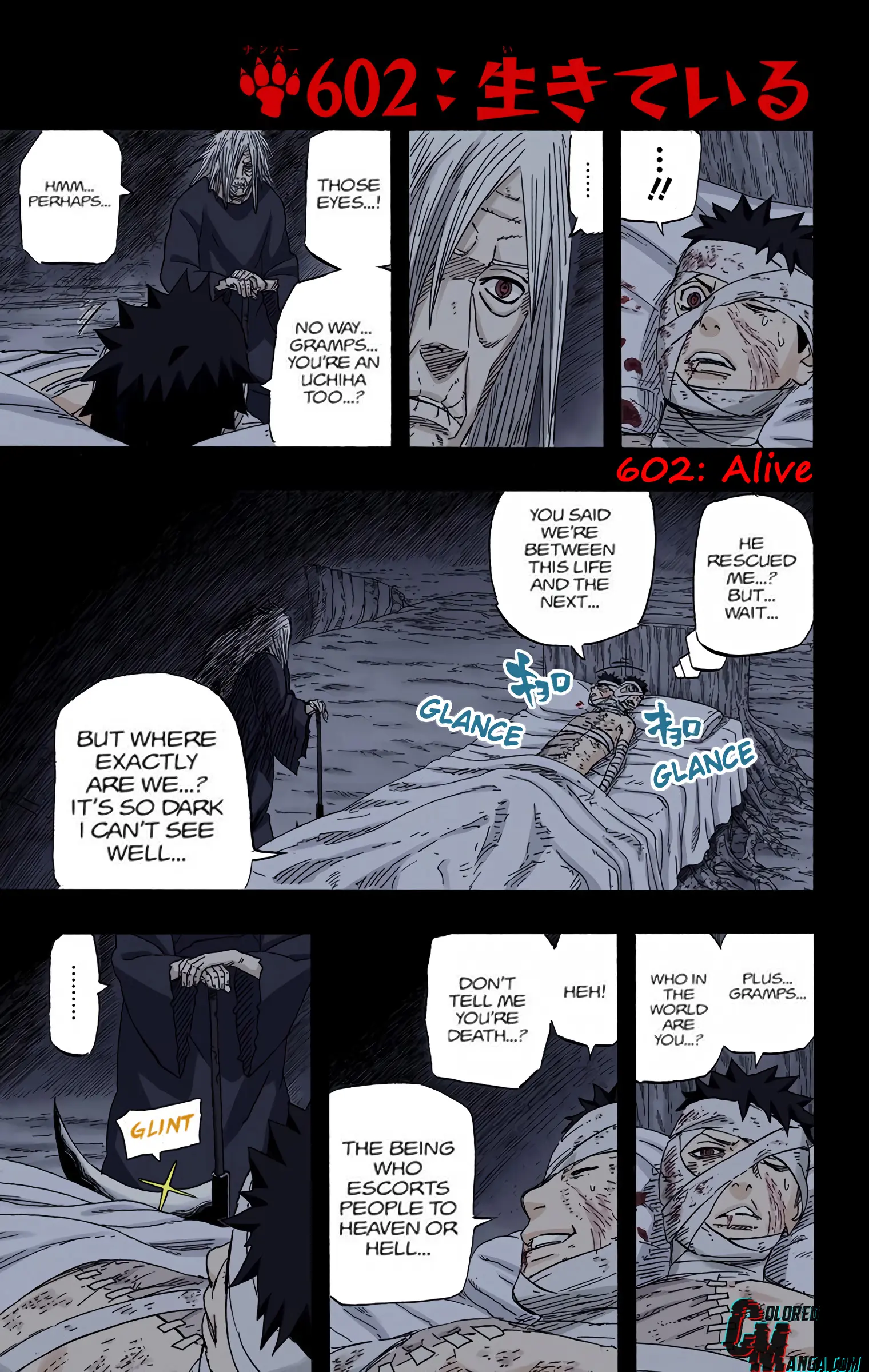 Naruto Colored Manga Online - Chapter 602 - Page 1