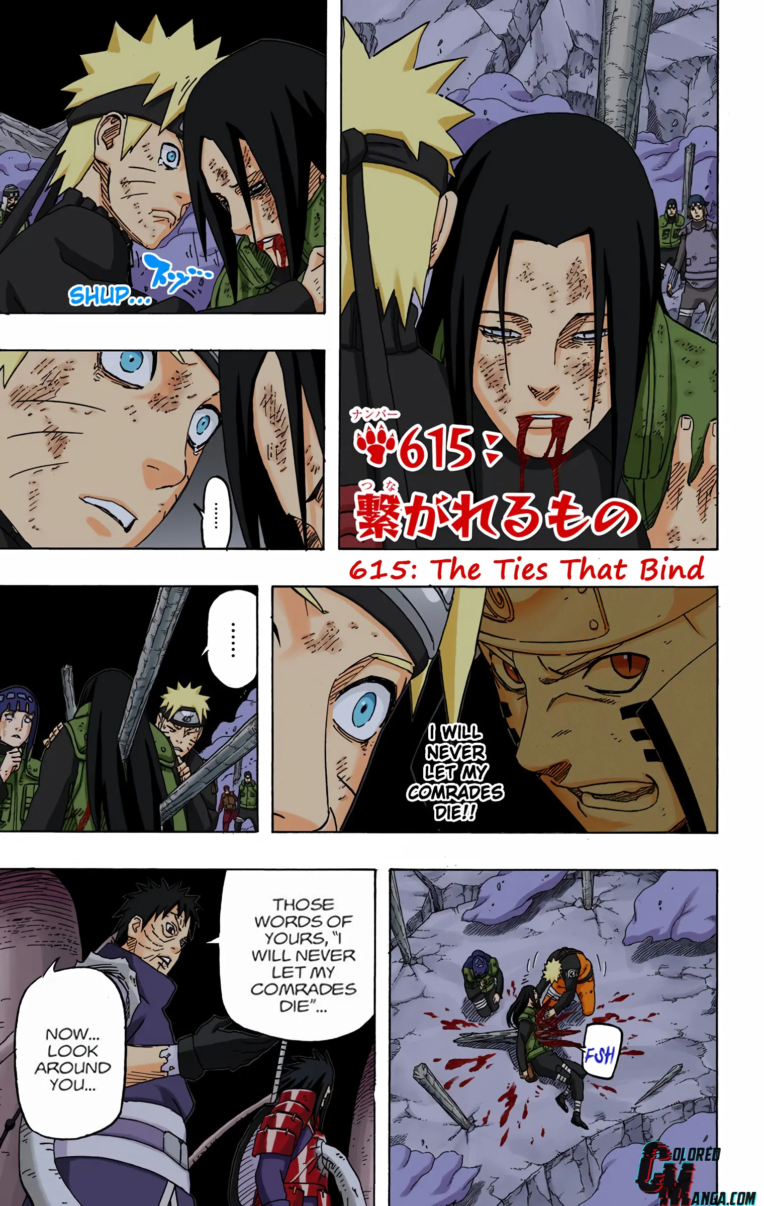 Naruto Colored Manga Online - Chapter 615 - Page 1