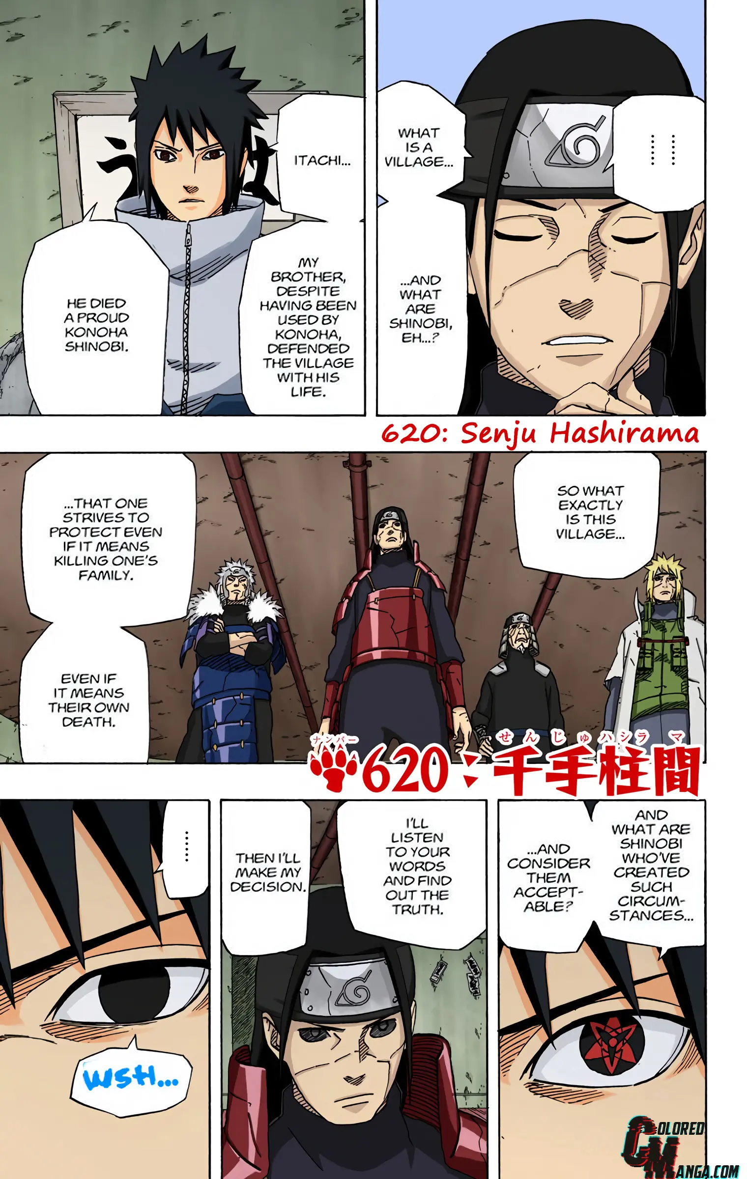 Naruto Colored Manga Online - Chapter 620 - Page 1