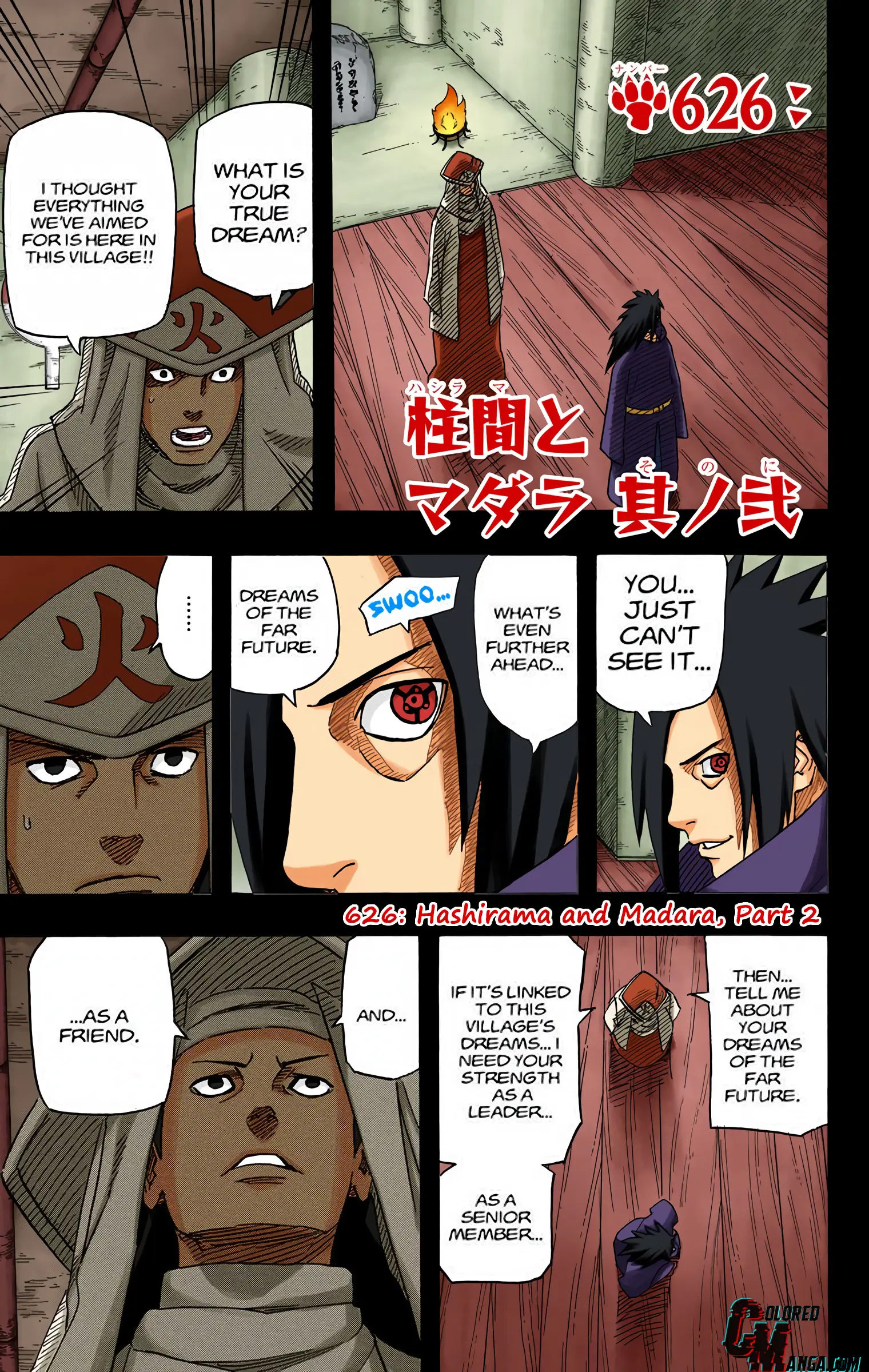 Naruto Colored Manga Online - Chapter 626 - Page 1