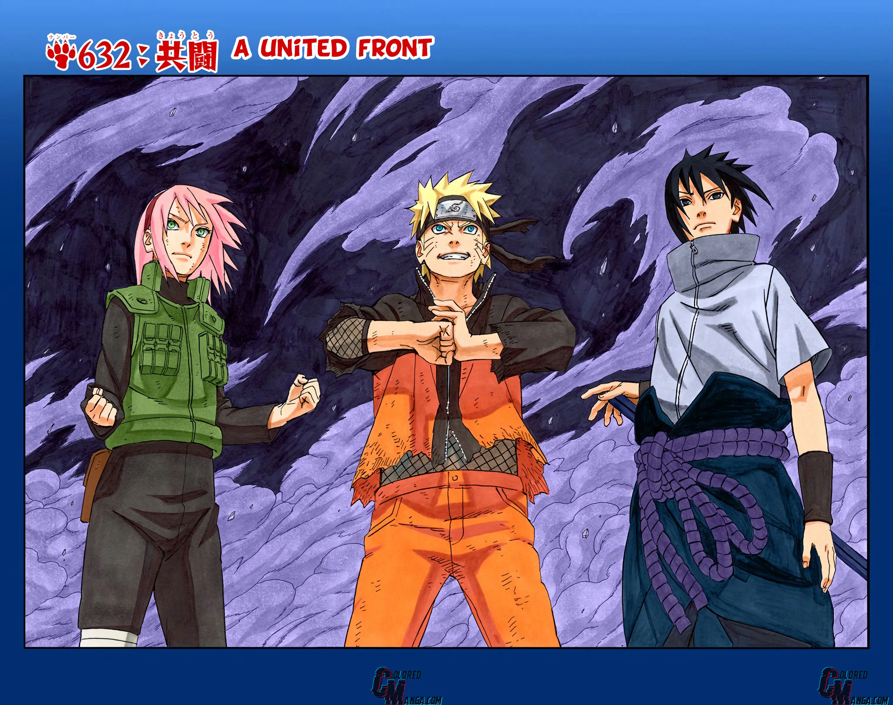 Naruto Colored Manga Online - Chapter 632 - Page 1