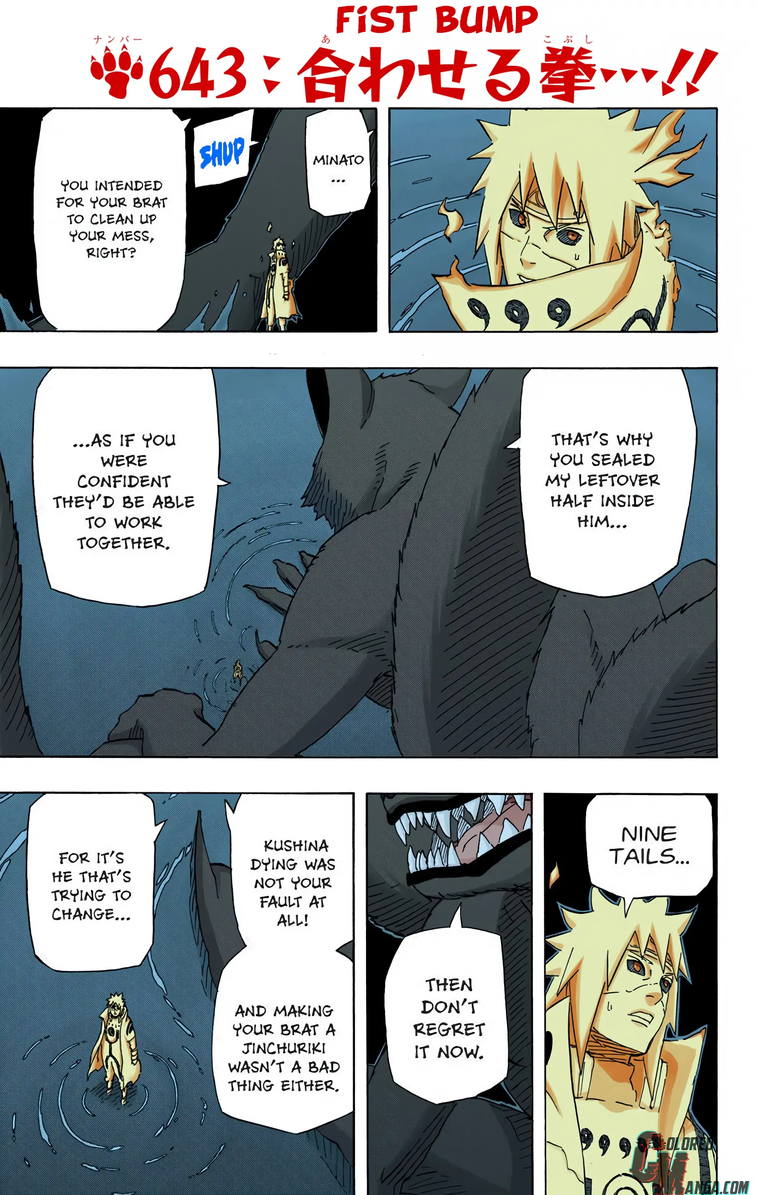 Naruto Colored Manga Online - Chapter 643 - Page 1