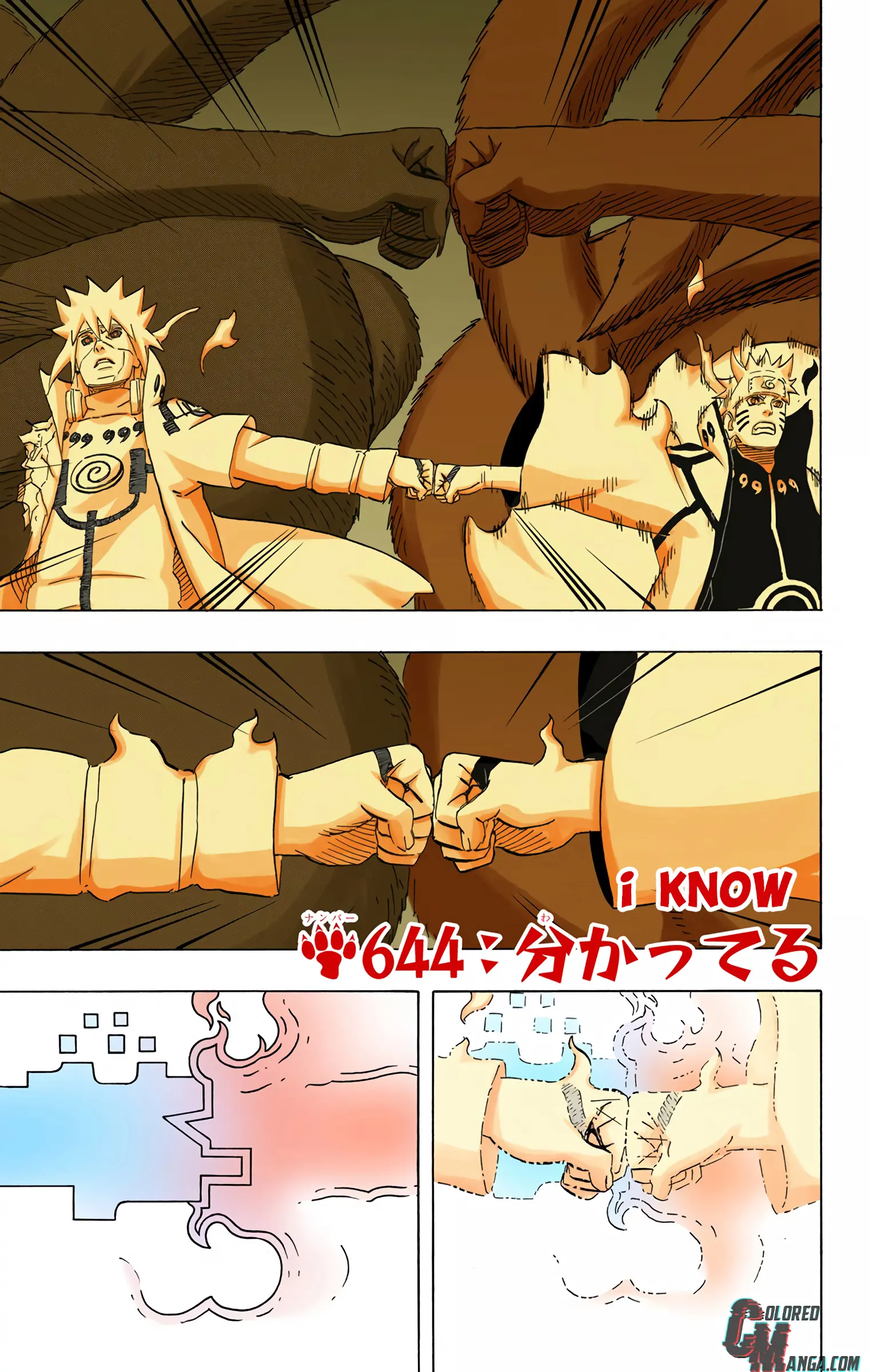 Naruto Colored Manga Online - Chapter 644 - Page 1
