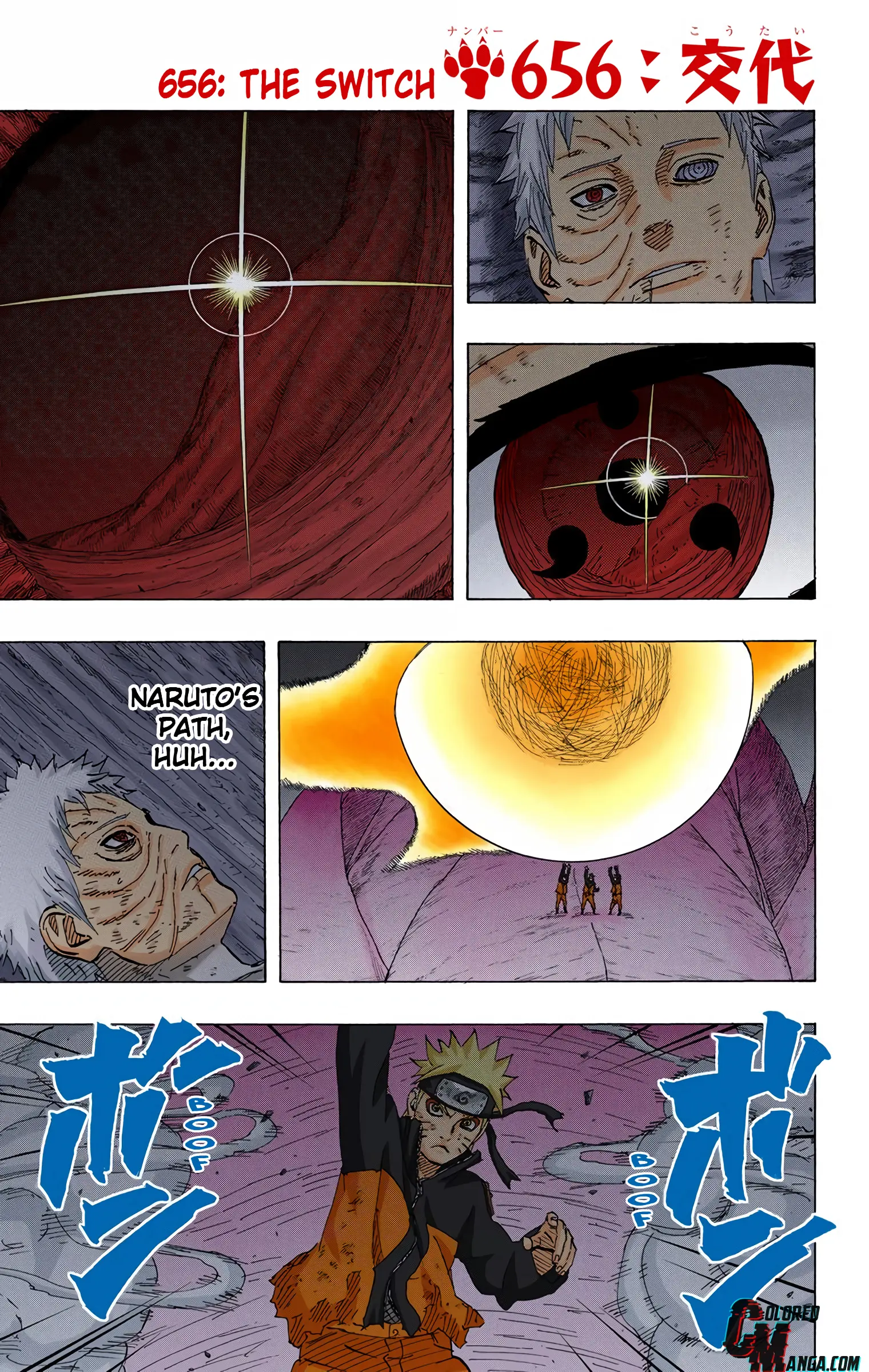 Naruto Colored Manga Online - Chapter 656 - Page 1