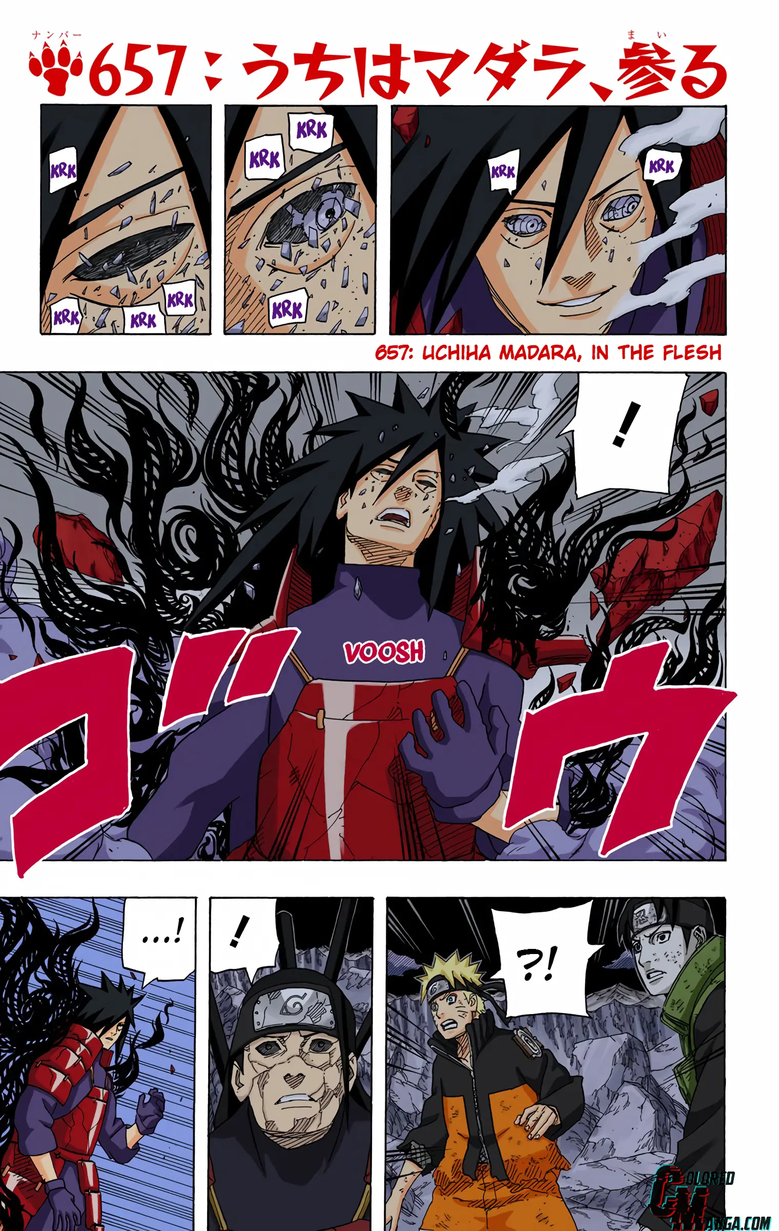 Naruto Colored Manga Online - Chapter 657 - Page 1