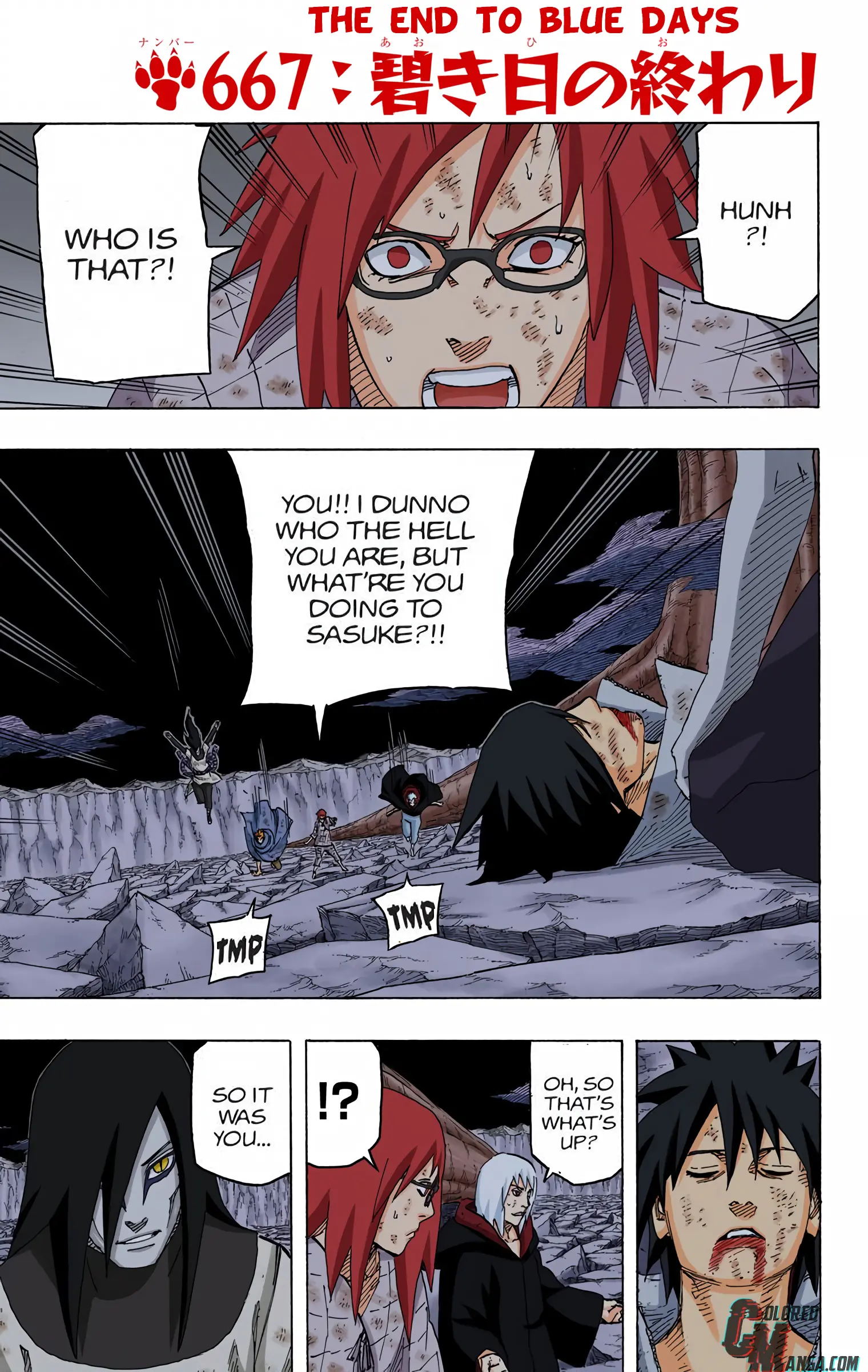 Naruto Colored Manga Online - Chapter 667 - Page 1