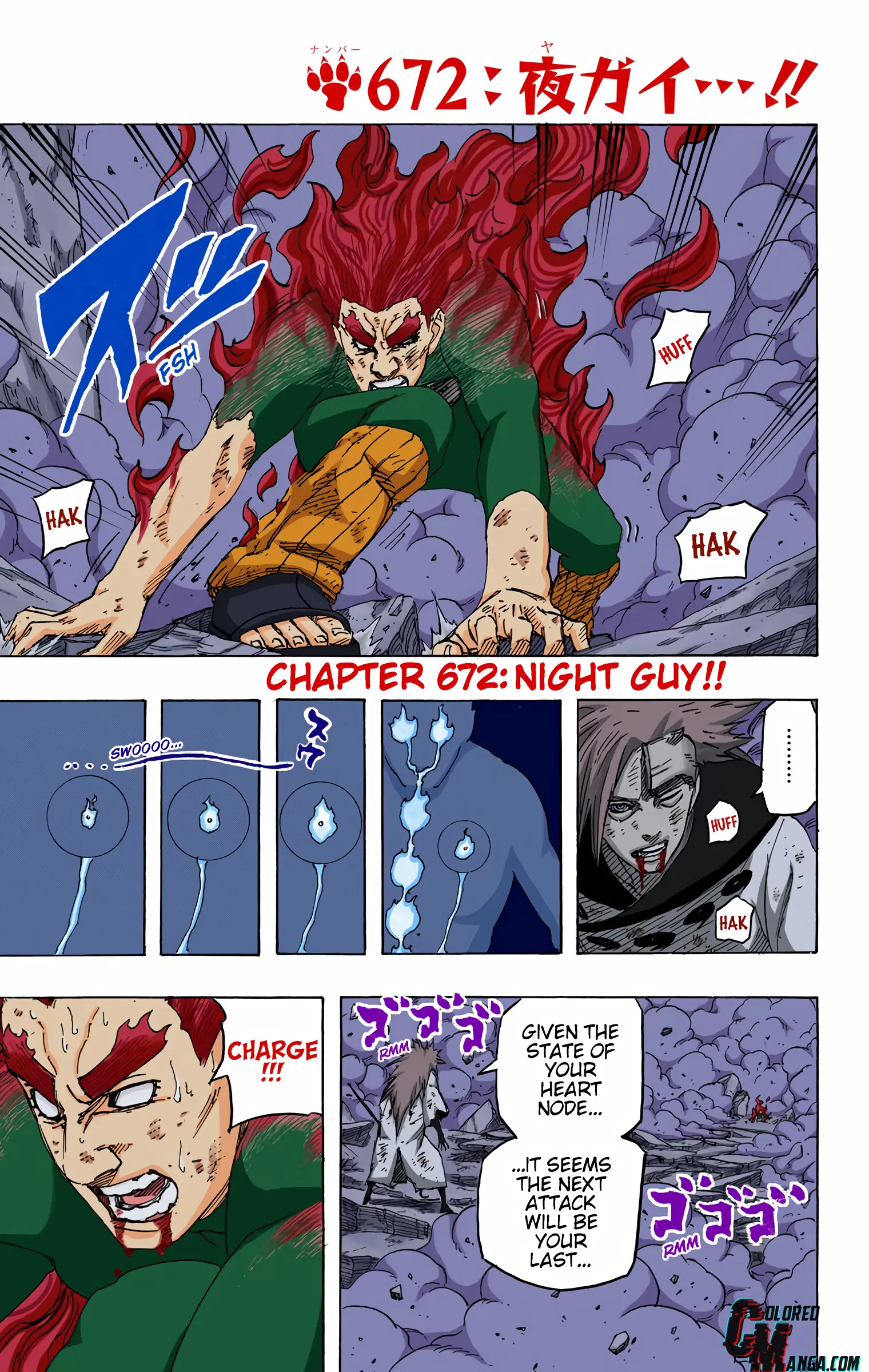 Naruto Colored Manga Online - Chapter 672 - Page 1
