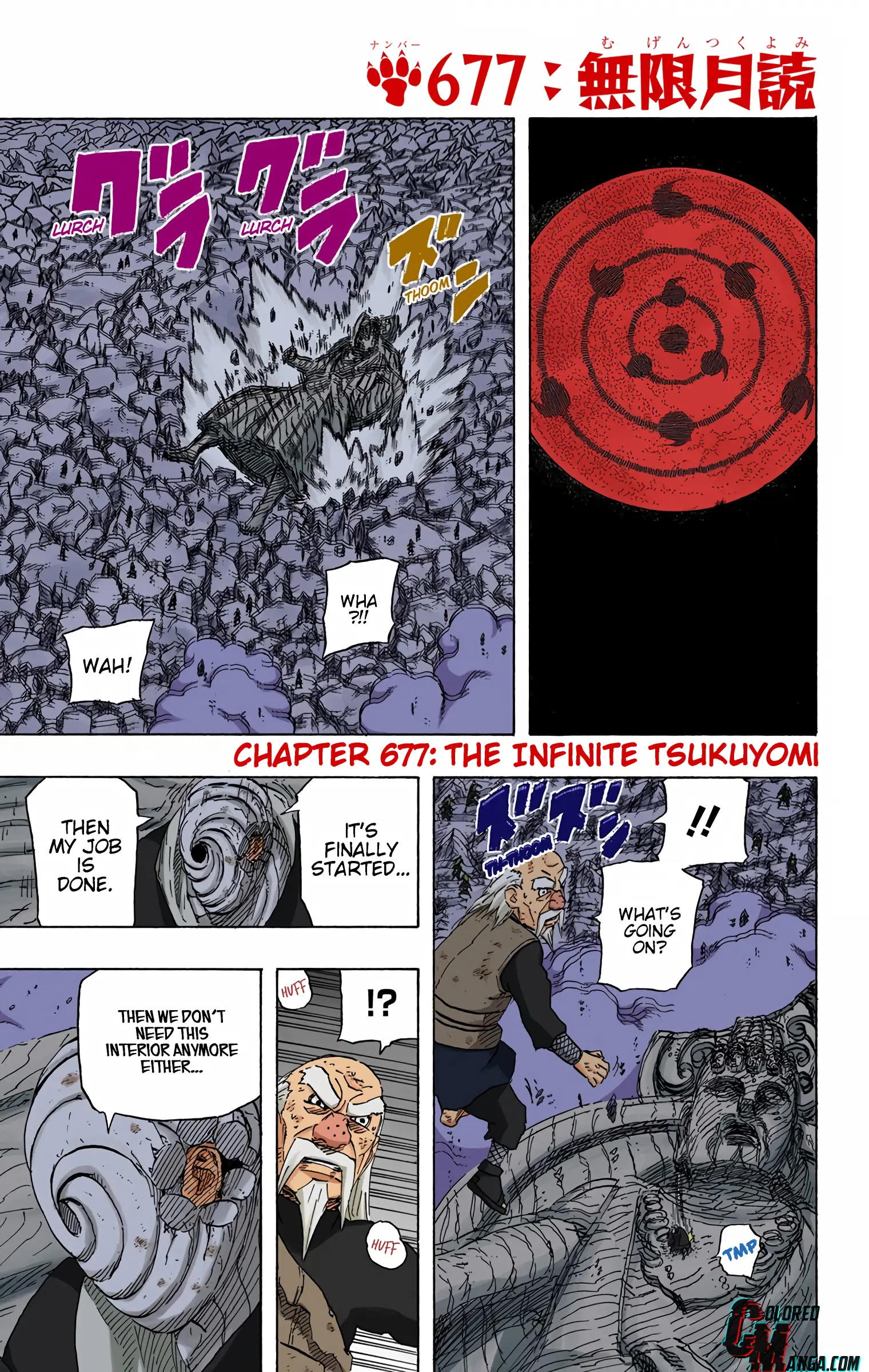 Naruto Colored Manga Online - Chapter 677 - Page 1