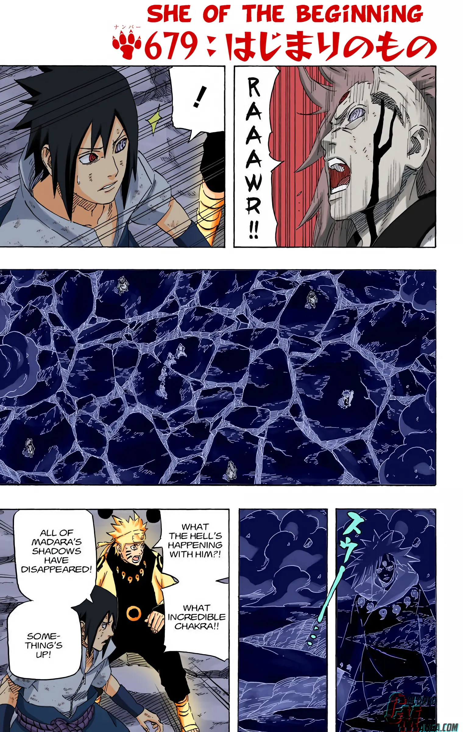 Naruto Colored Manga Online - Chapter 679 - Page 1