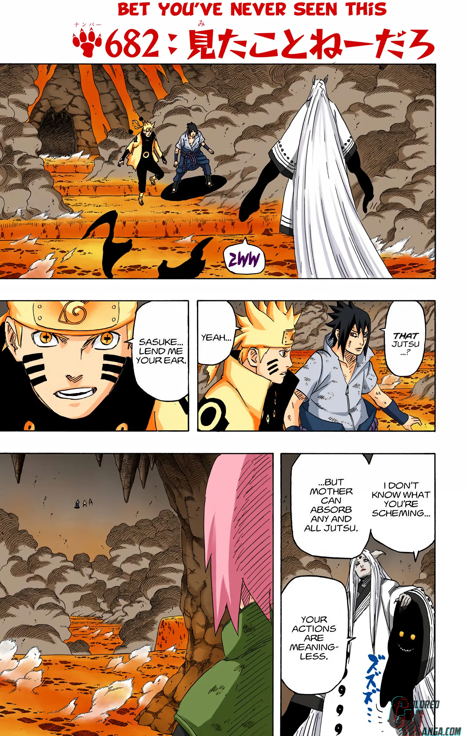 Naruto Colored Manga Online - Chapter 682 - Page 1